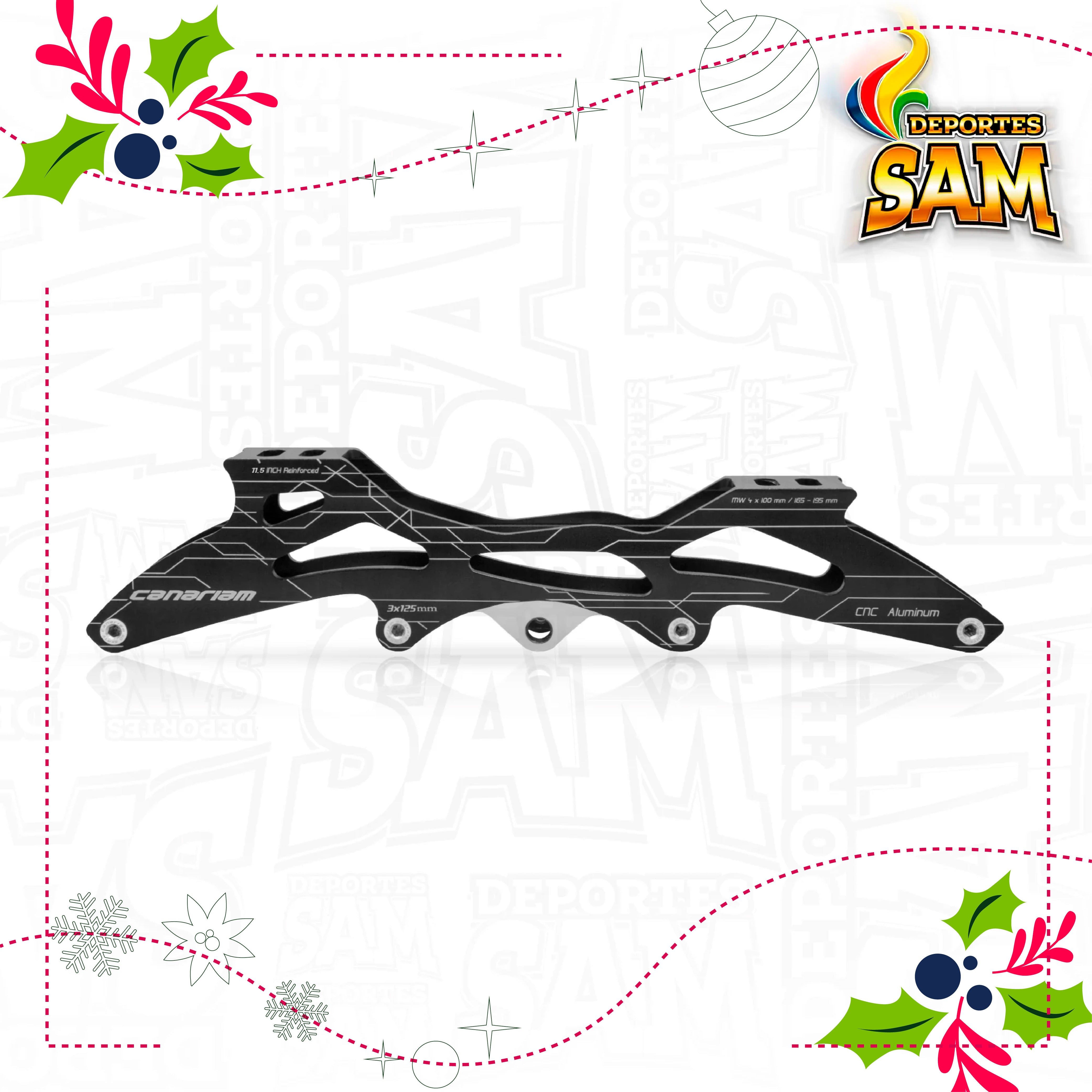 CHASIS ZX DUAL PLUS NEGRO 11.5 4RX90-3RX110 (165/195)