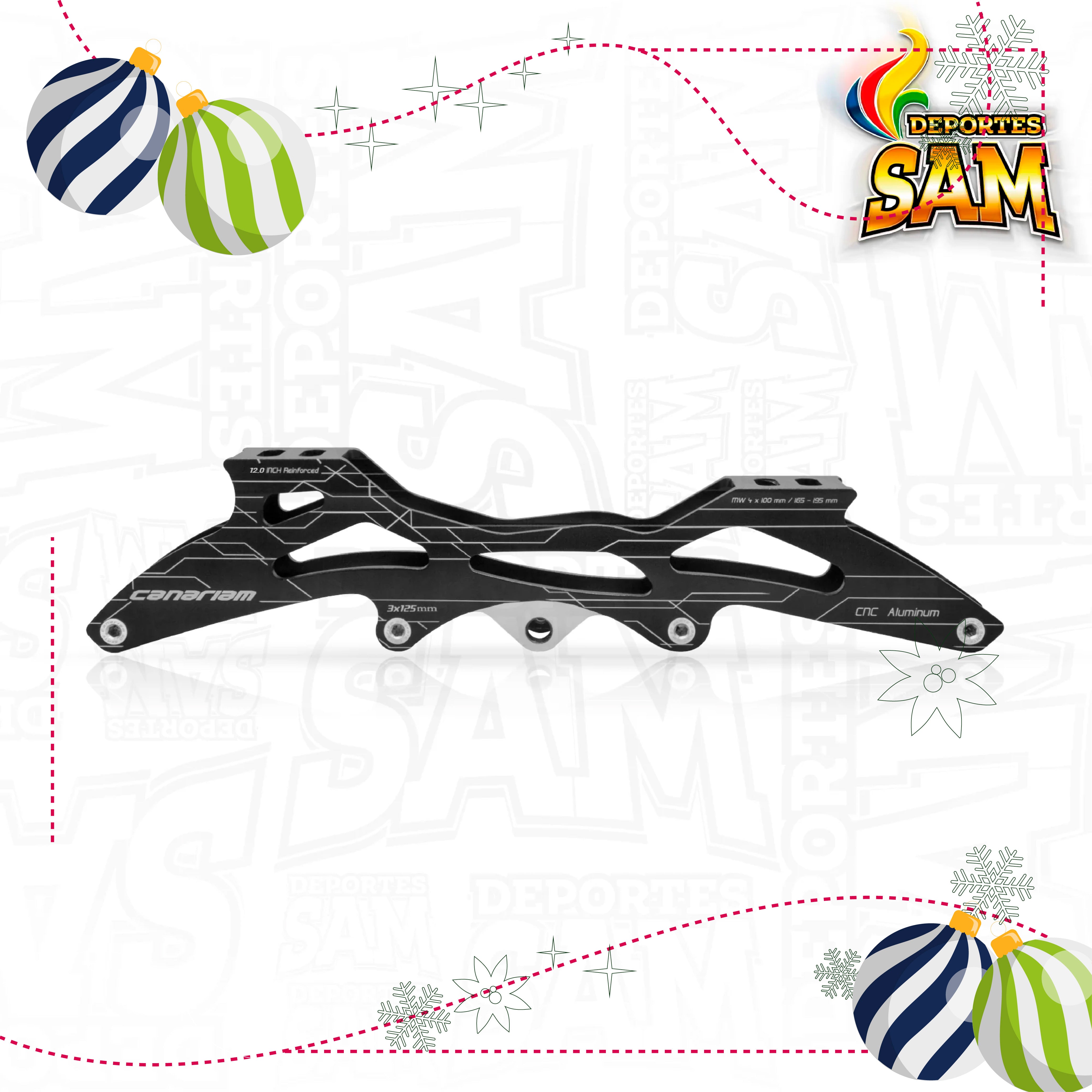 CHASIS ZX DUAL PLUS NEGRO 12.0 4RX100-3RX125 (165/195)