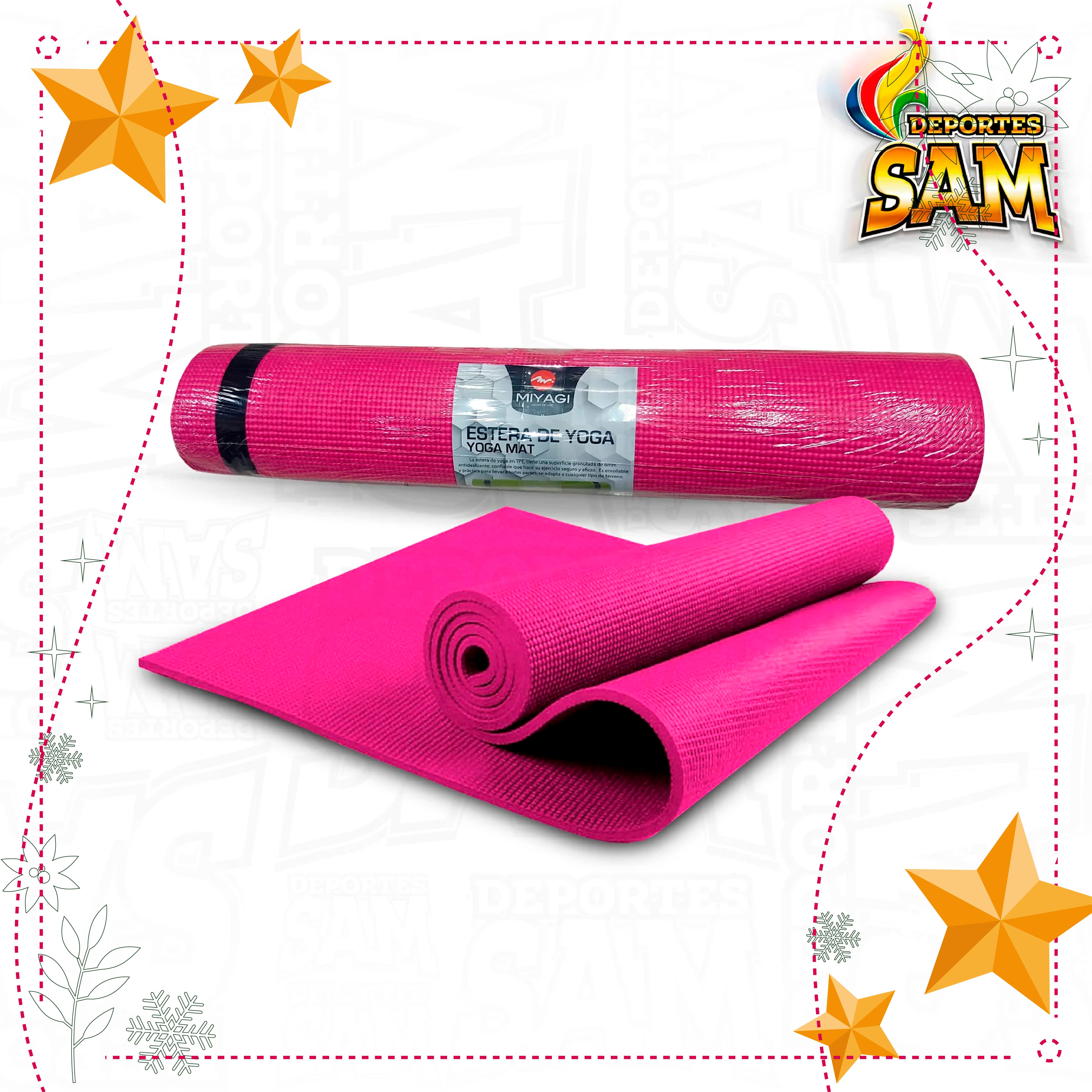 ESTERA DE YOGA TPE MIYAGI 173X61X6MM