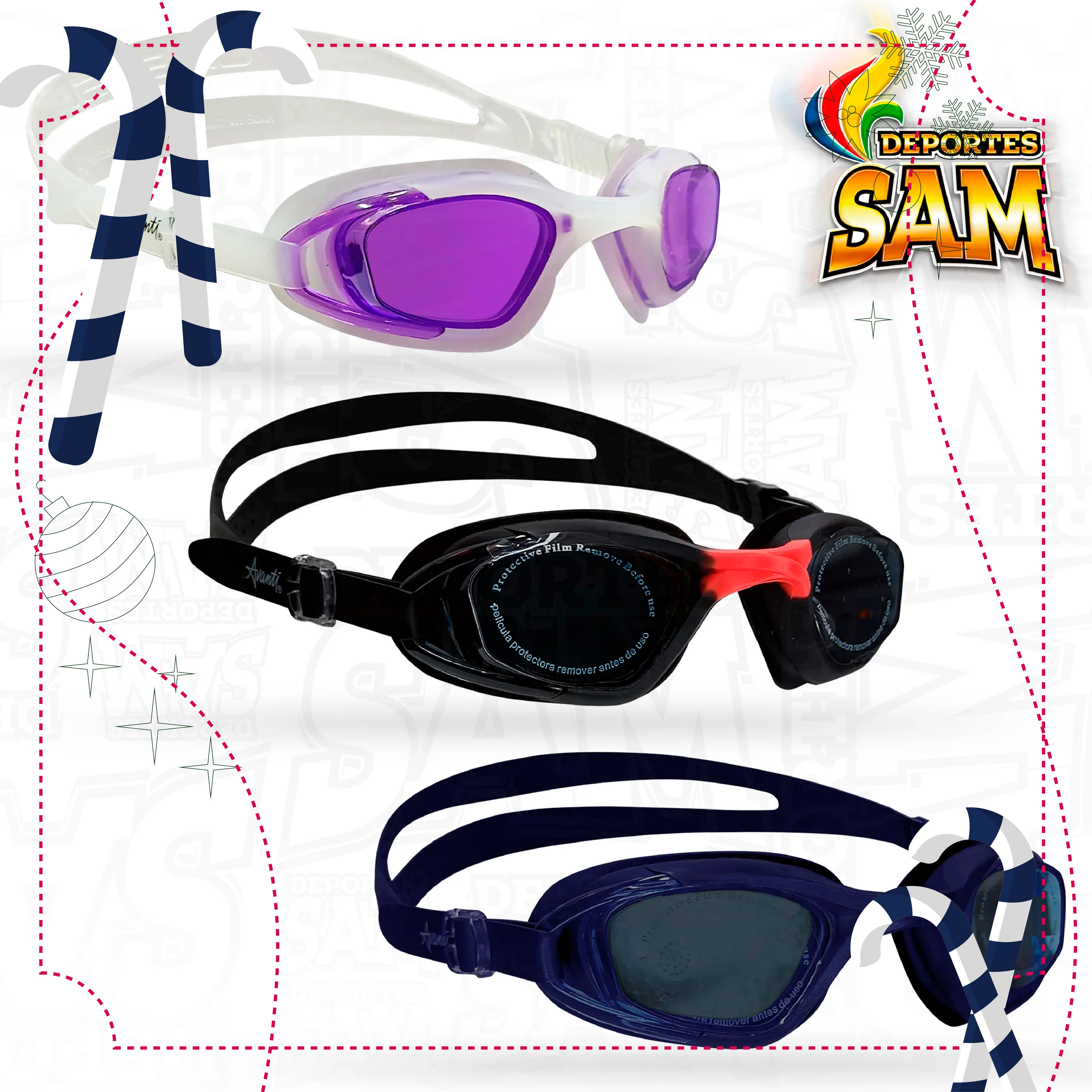 GAFA NATACION SWIMMING GOGGLE GS3 WITH NEW PVC