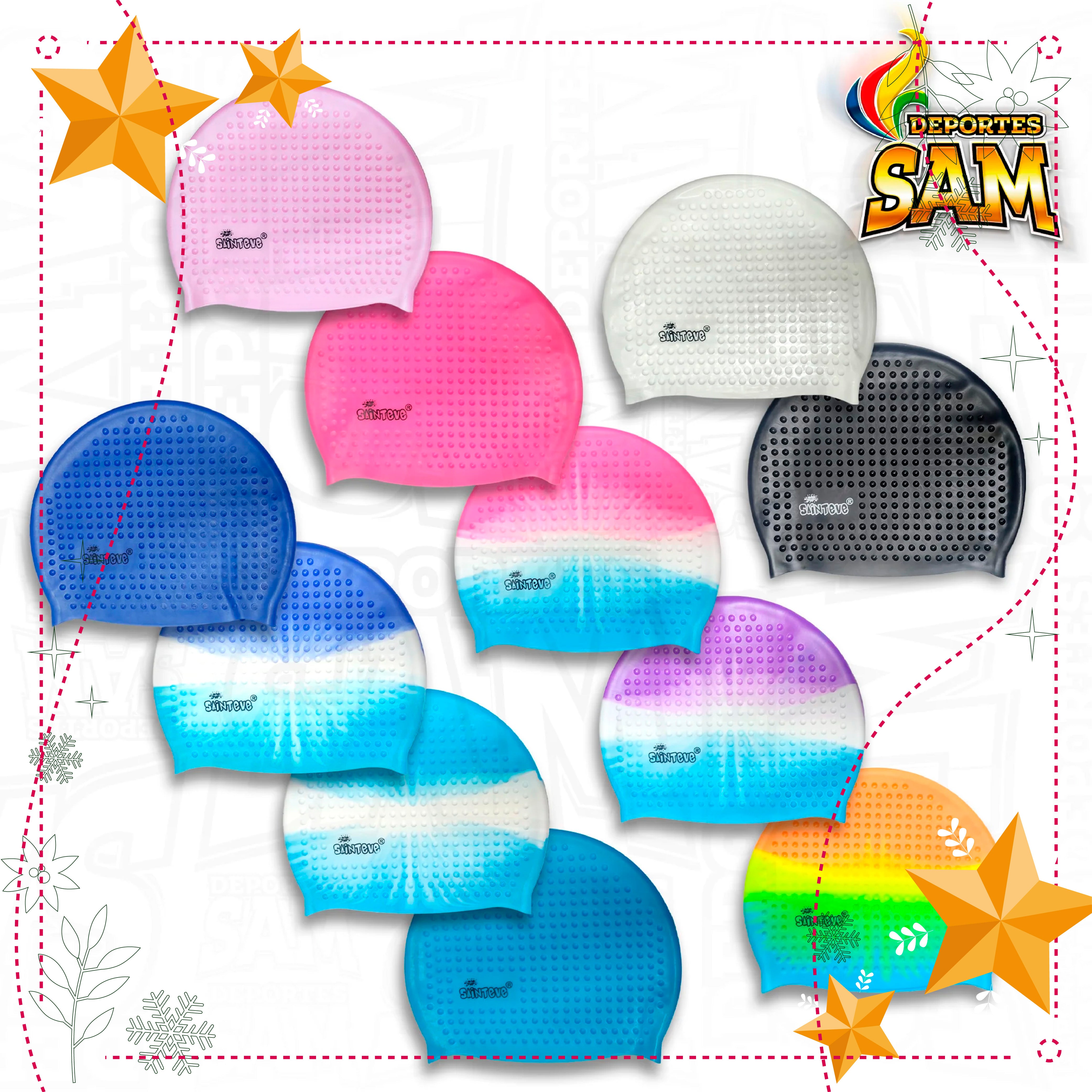 GORRO SAINTEVE SILICONA PEPITAS