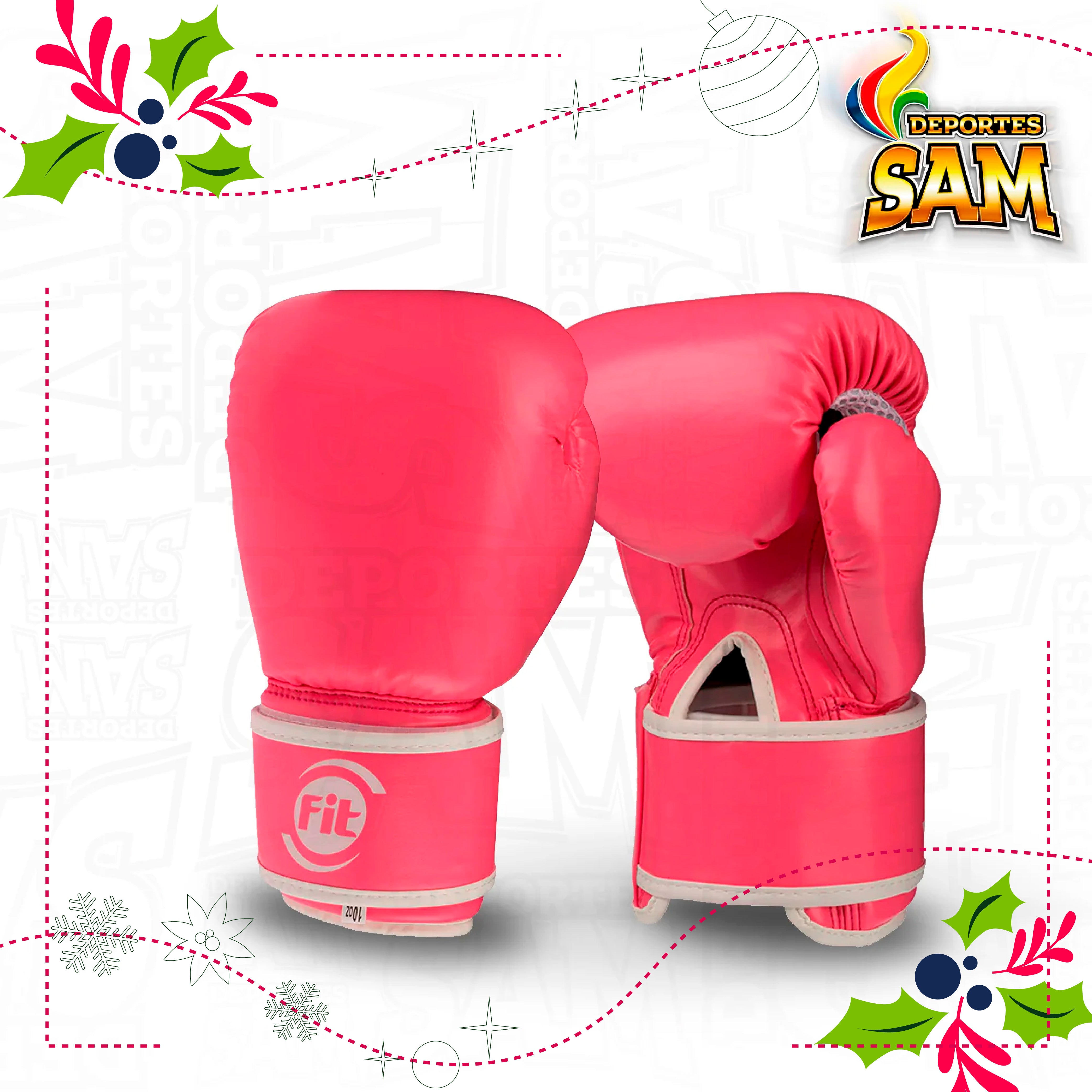 GUANTE BOXEO FUNDAMENTACION 10 OZ ROSADO DAMA SPORTFITNESS