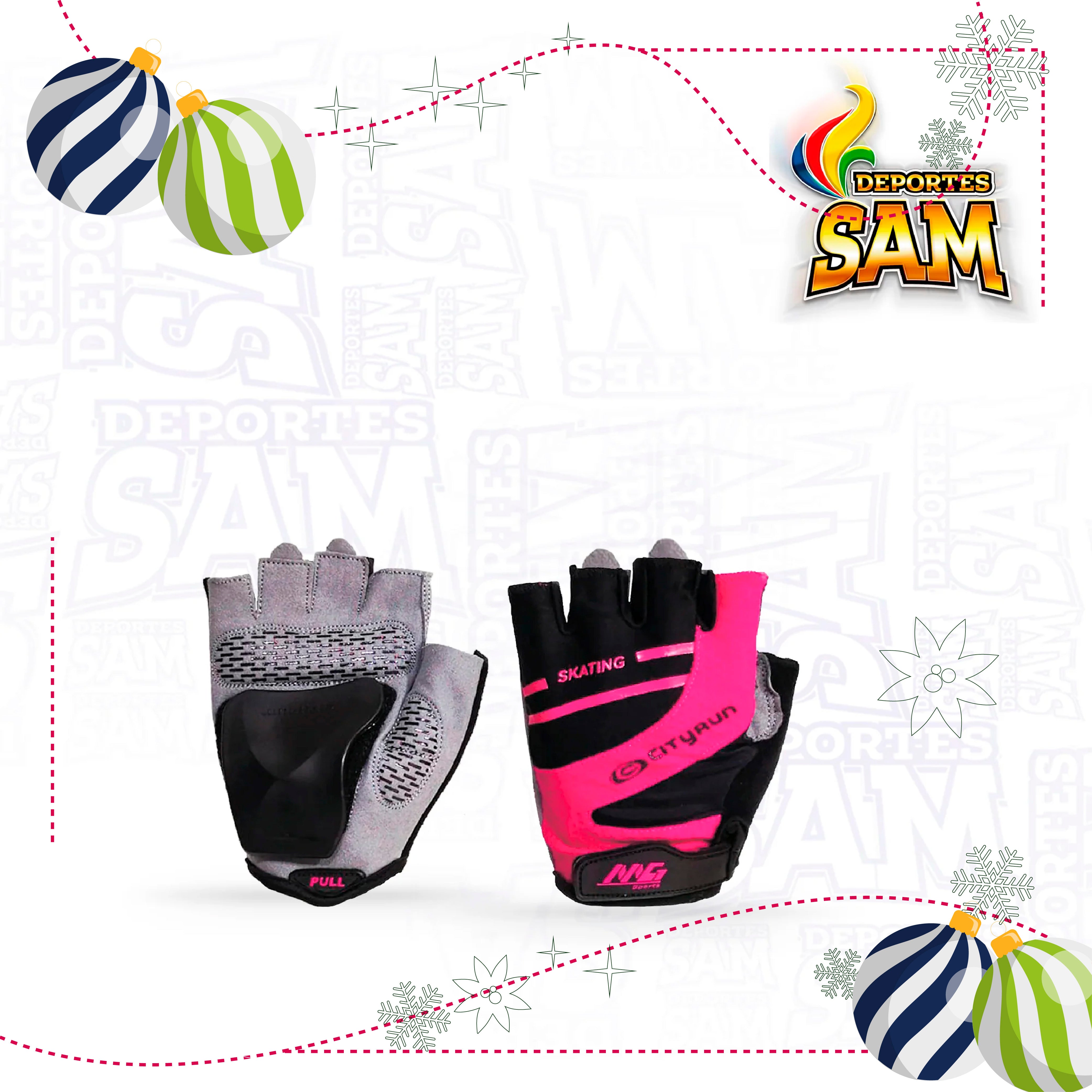 GUANTES PATINAJE FUCSIA CITYRUM FERULA