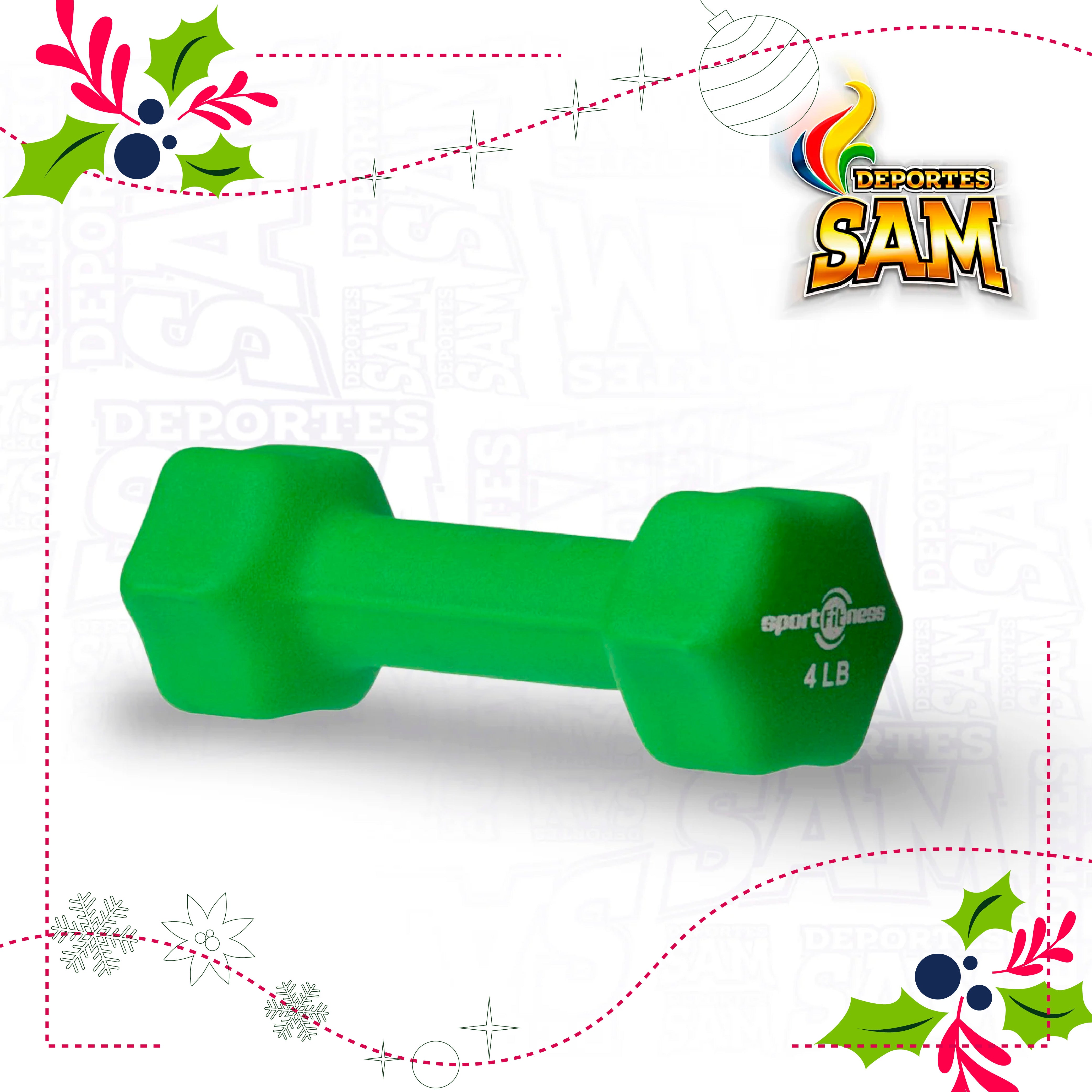 JUEGO DE MANCUERNAS NEOPRENO 4LB*2 SPORTFITNESS