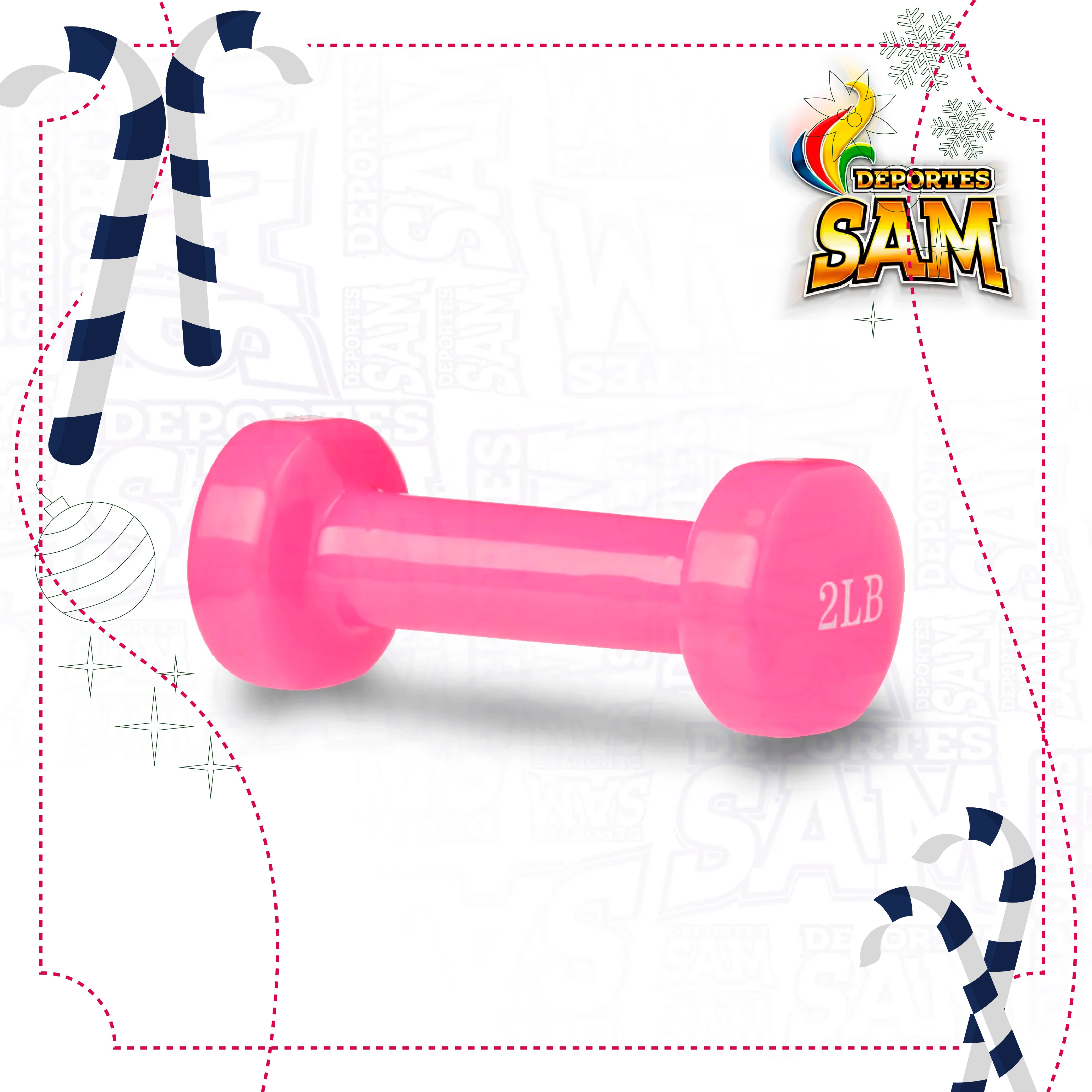 MANCUERNA 2LB *2 ENCAUCHETADA SPORTFITNESS