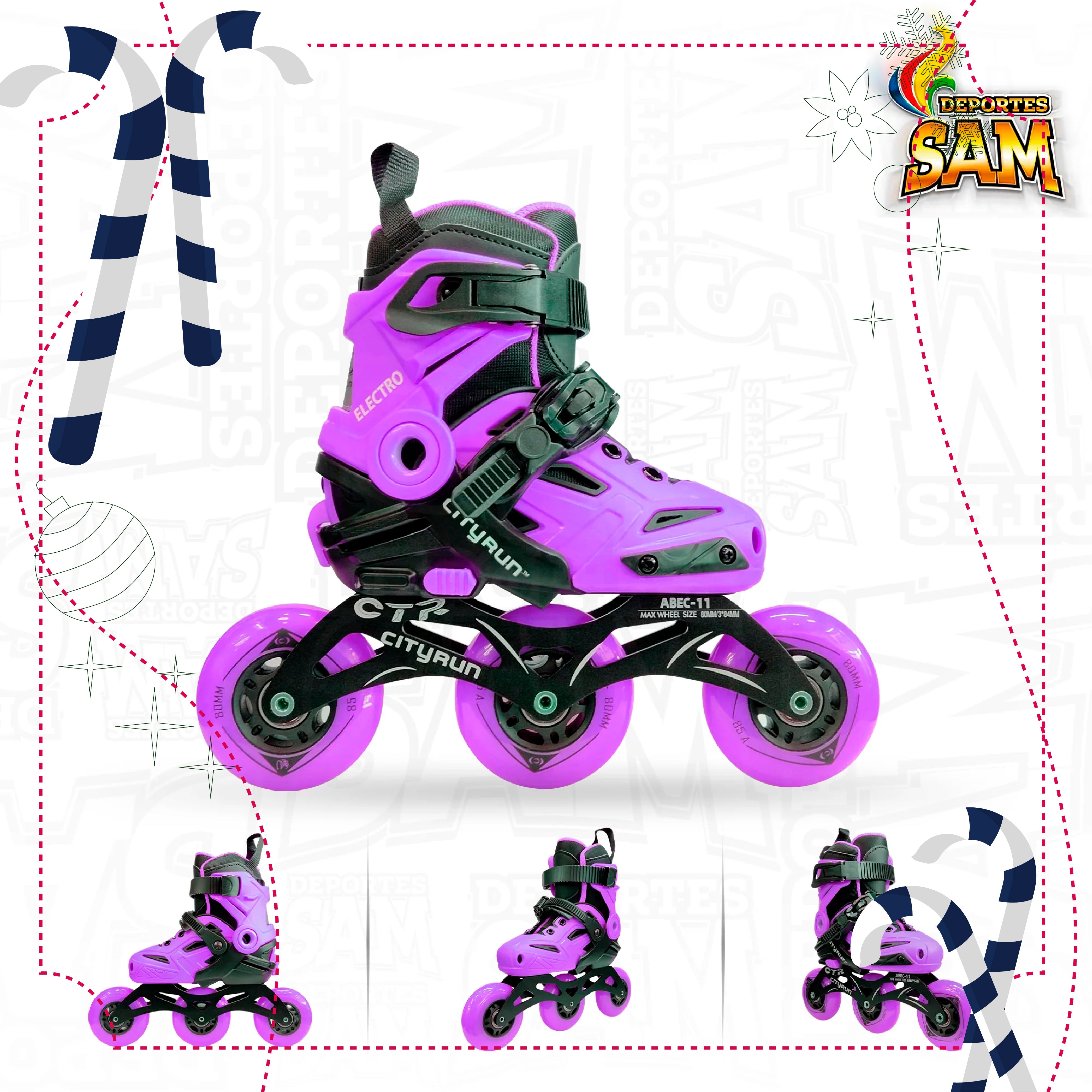 PATIN CITYRUN ELECTRO MORADO