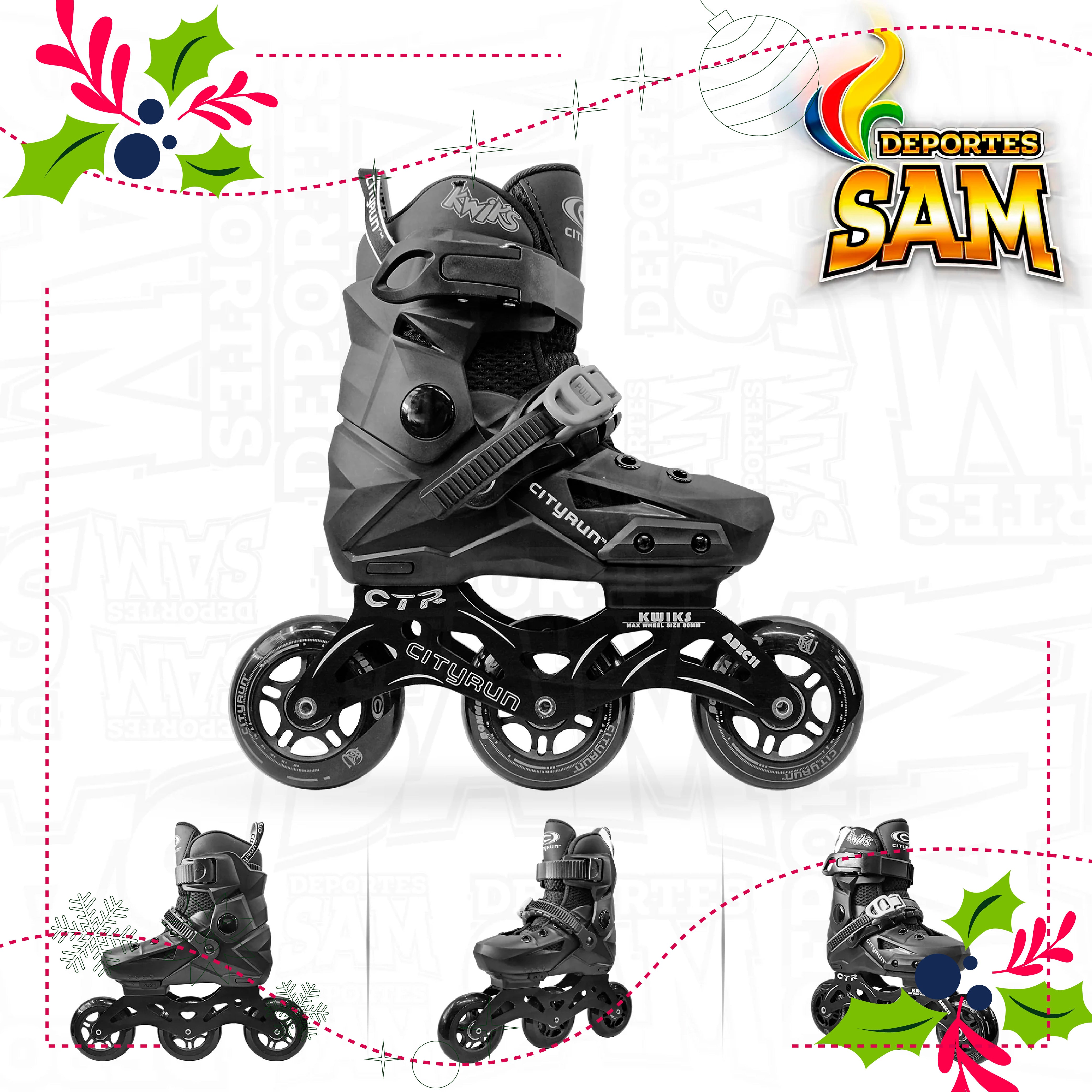 PATIN CITYRUN KWIKS NEGRO