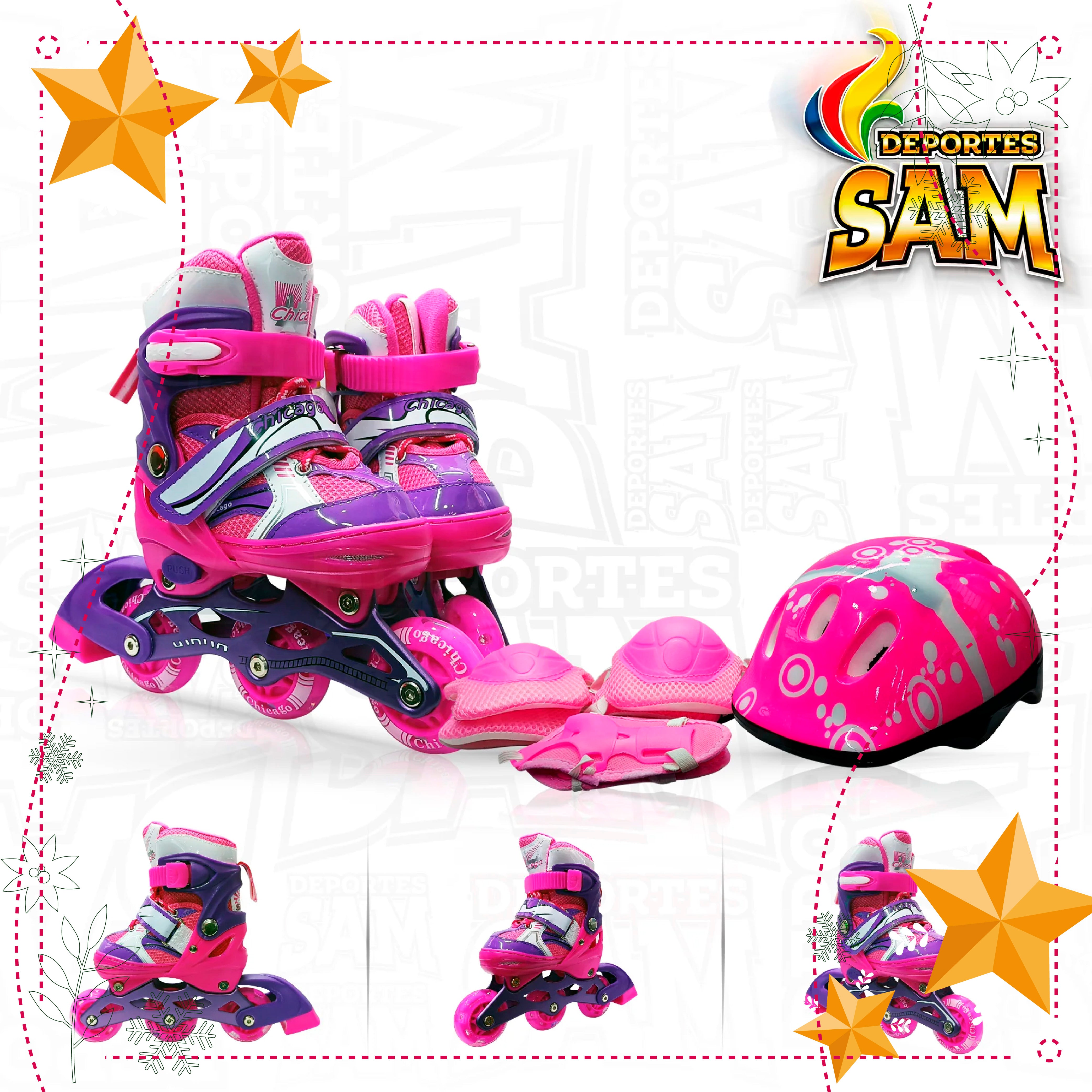 PATIN COMBO XS GOMA NIÑA