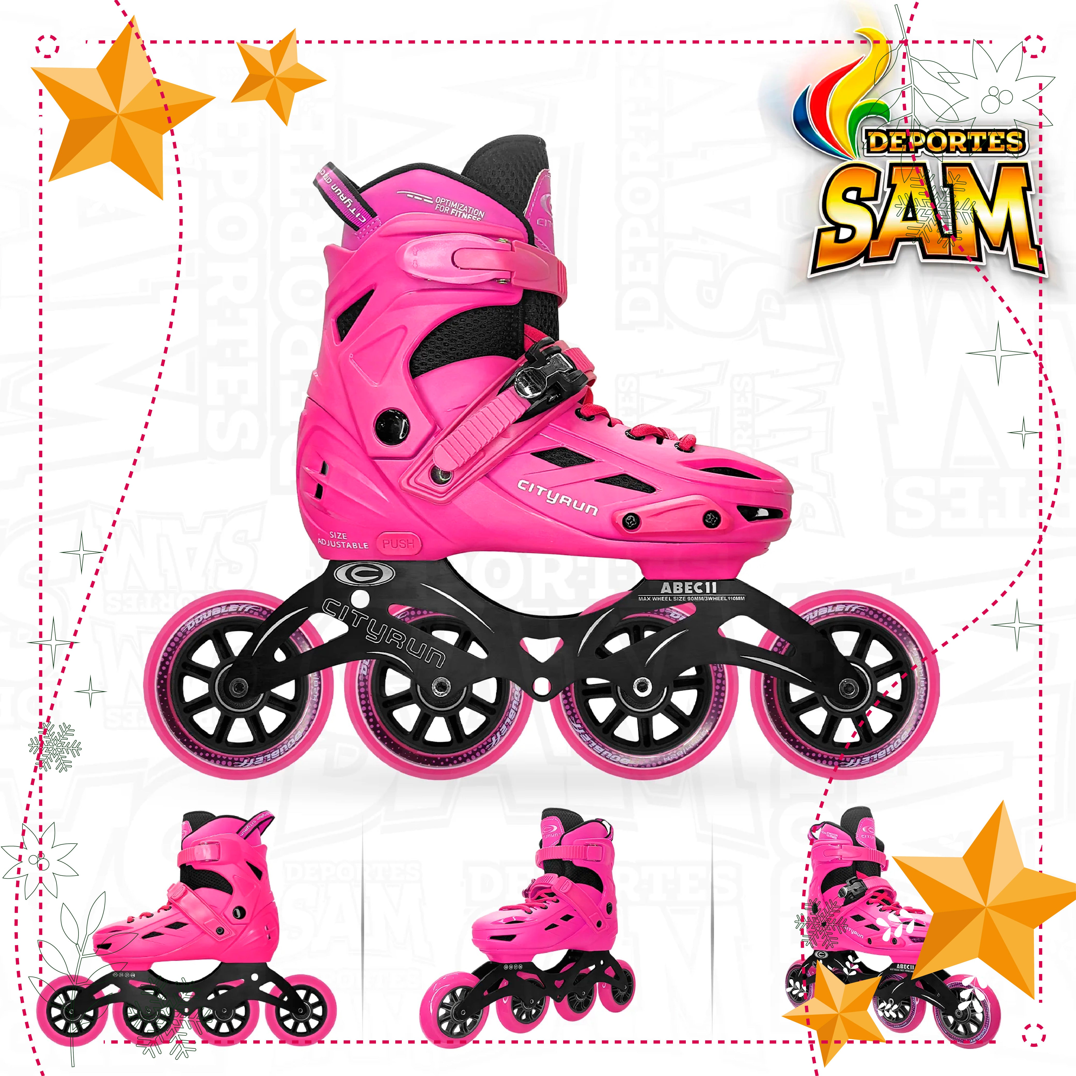 PATIN TRANSFORMERS FUCSIA CITYRUN SEMIPROFESIONALES