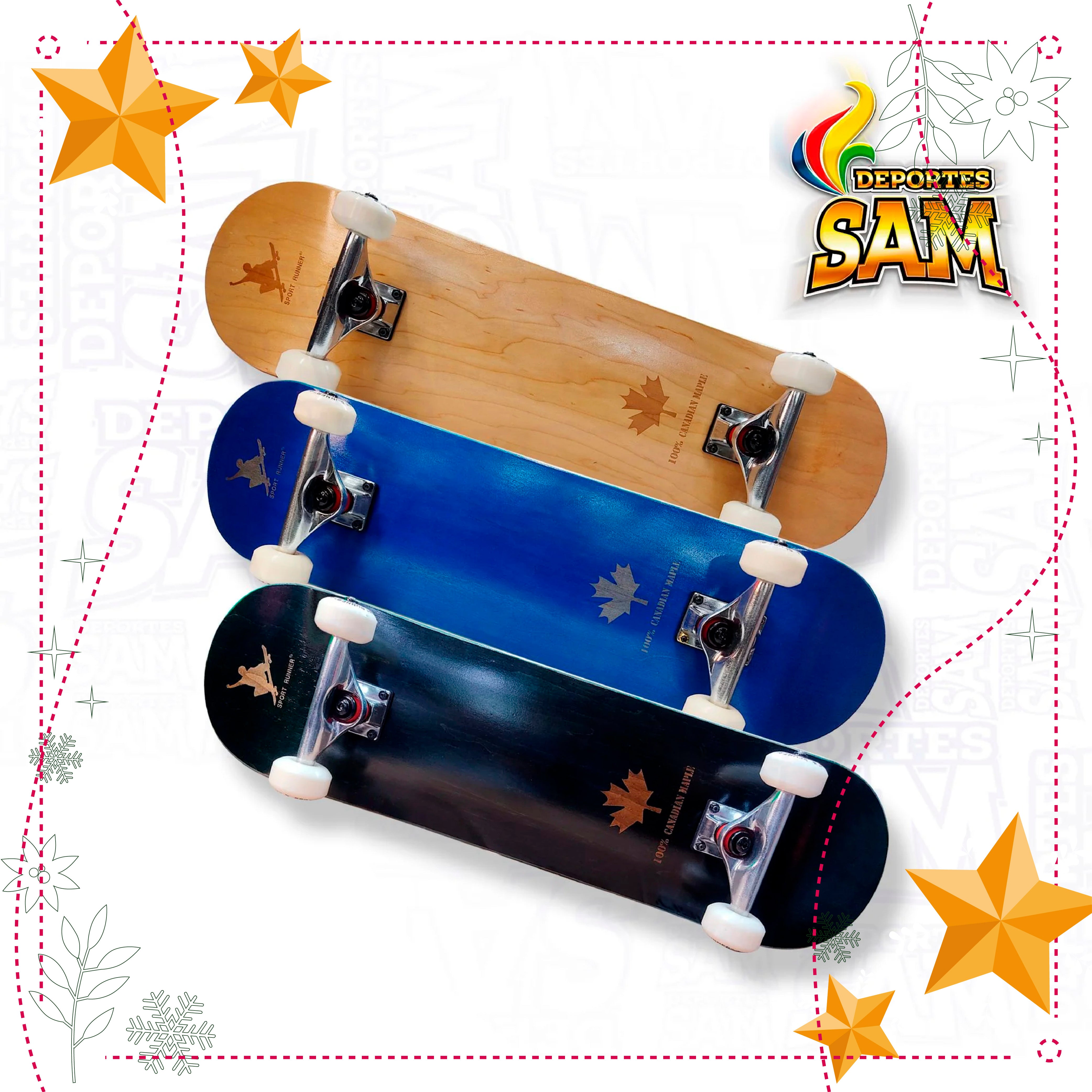 PATINETA TABLA PROFESIONAL SKATE SPORT RUNNER