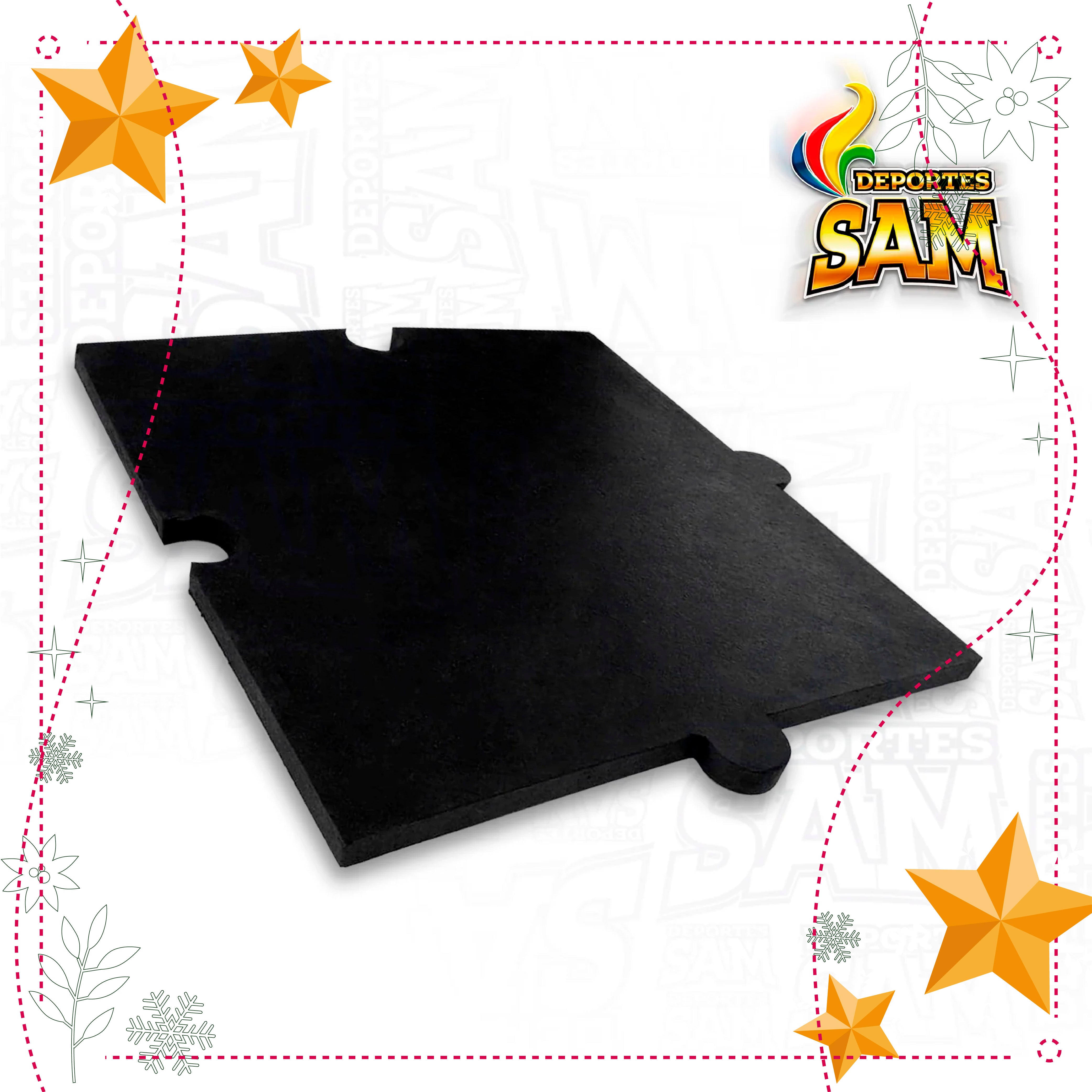 PISO CAUCHO 2CM POR LAMINA