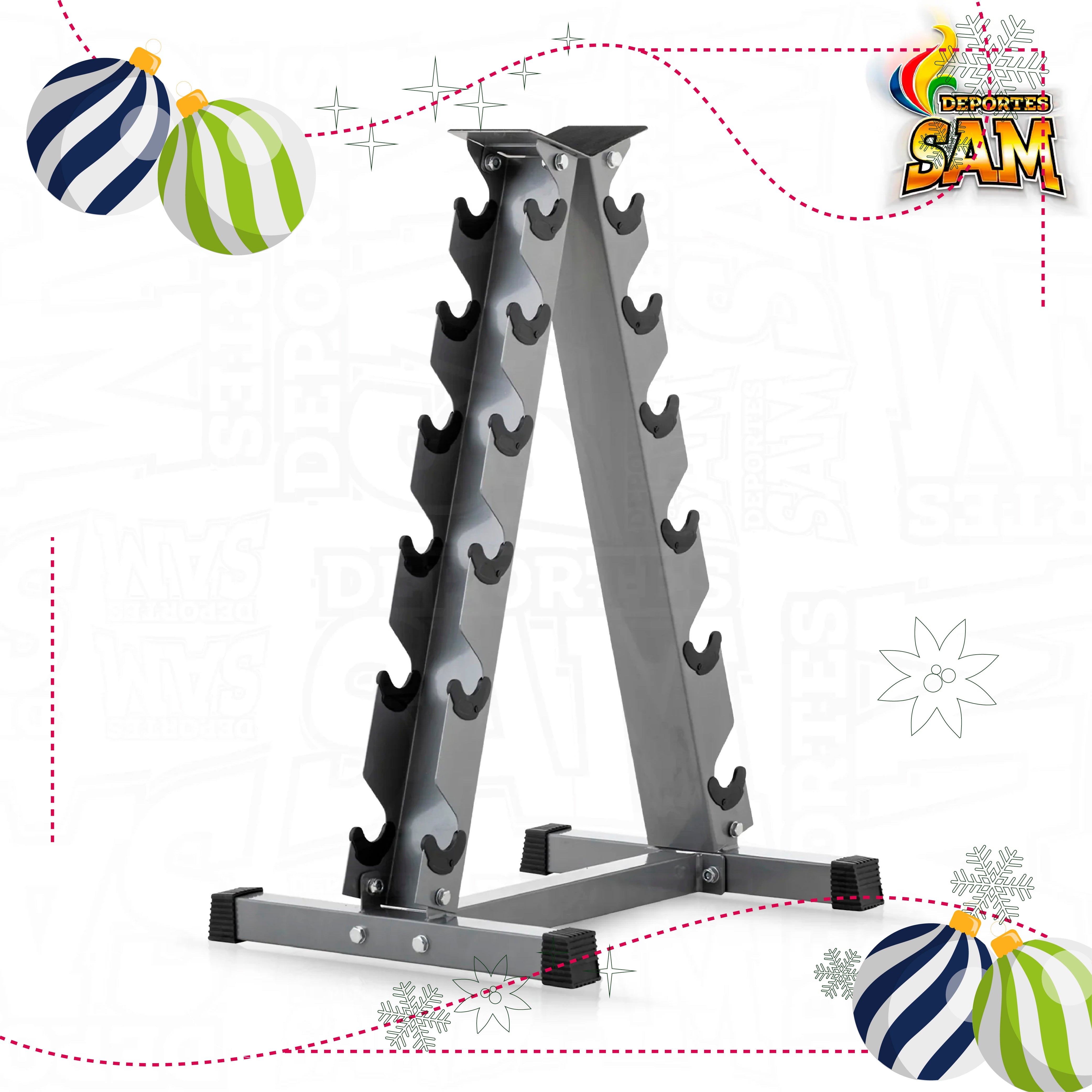 RACK PARA MANCUERNAS HEXAGONALES PIRAMIDAL