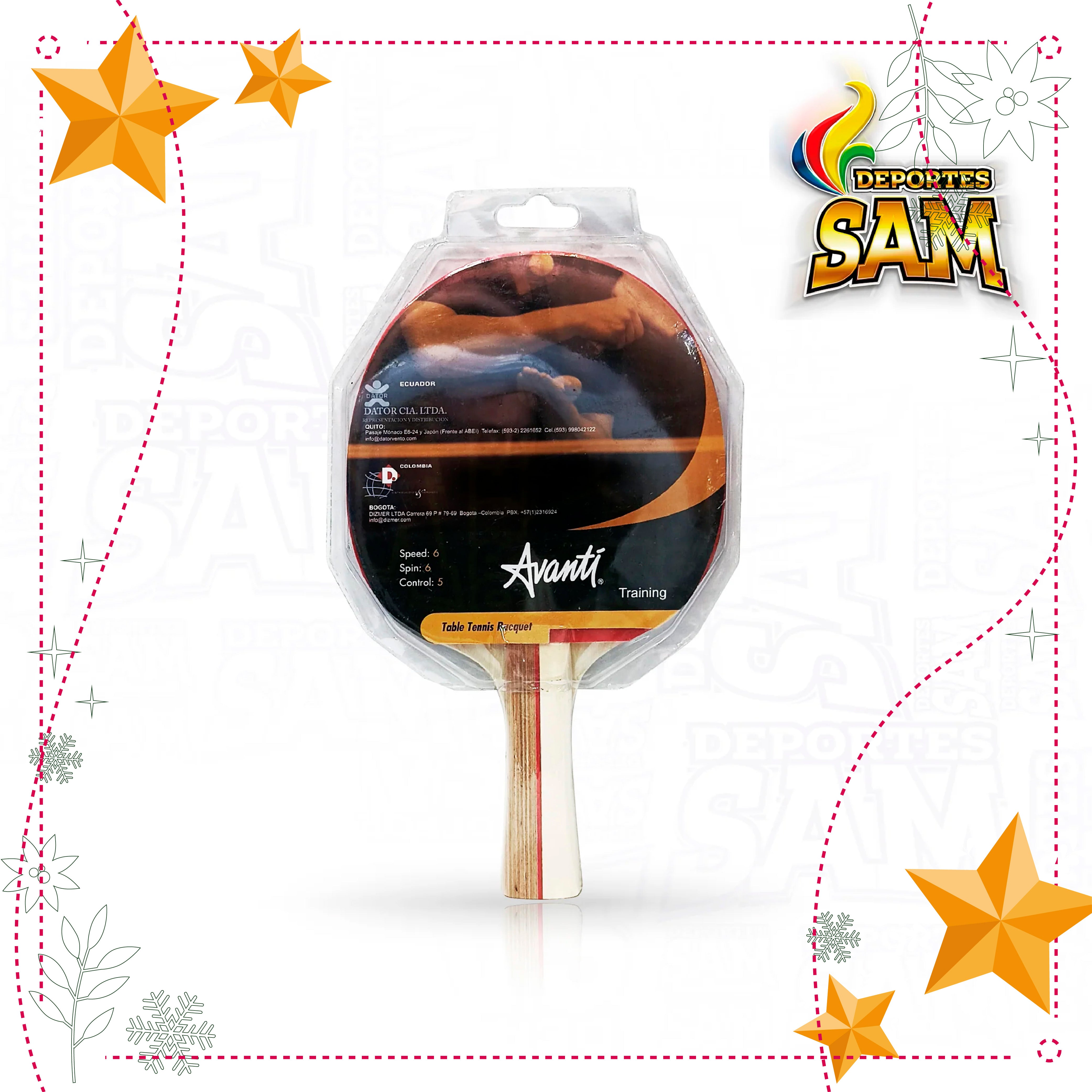 RAQUETA PING PONG ENTRENAMIENTO AVANTI