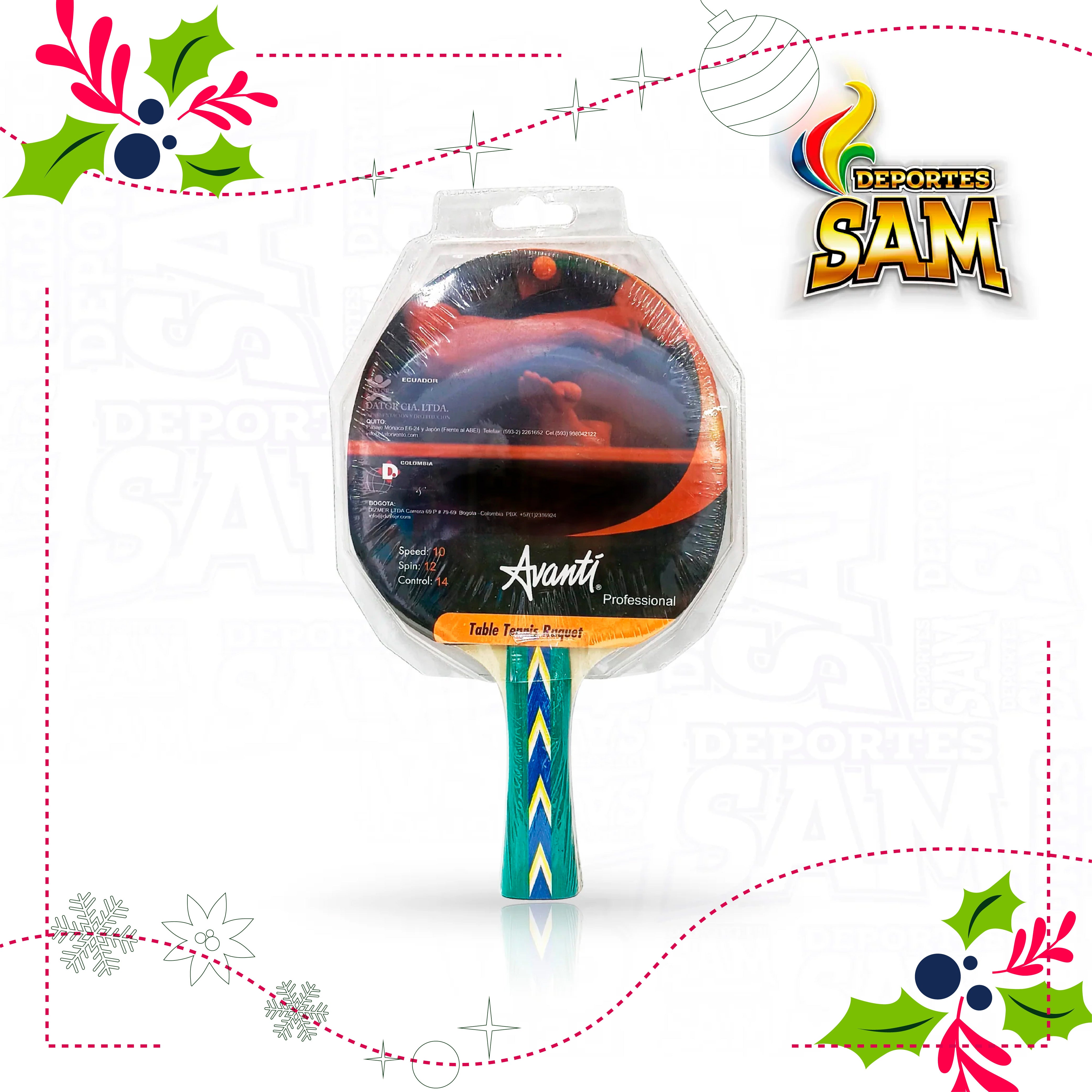 RAQUETA PING PONG PROFESIONAL AVANTI