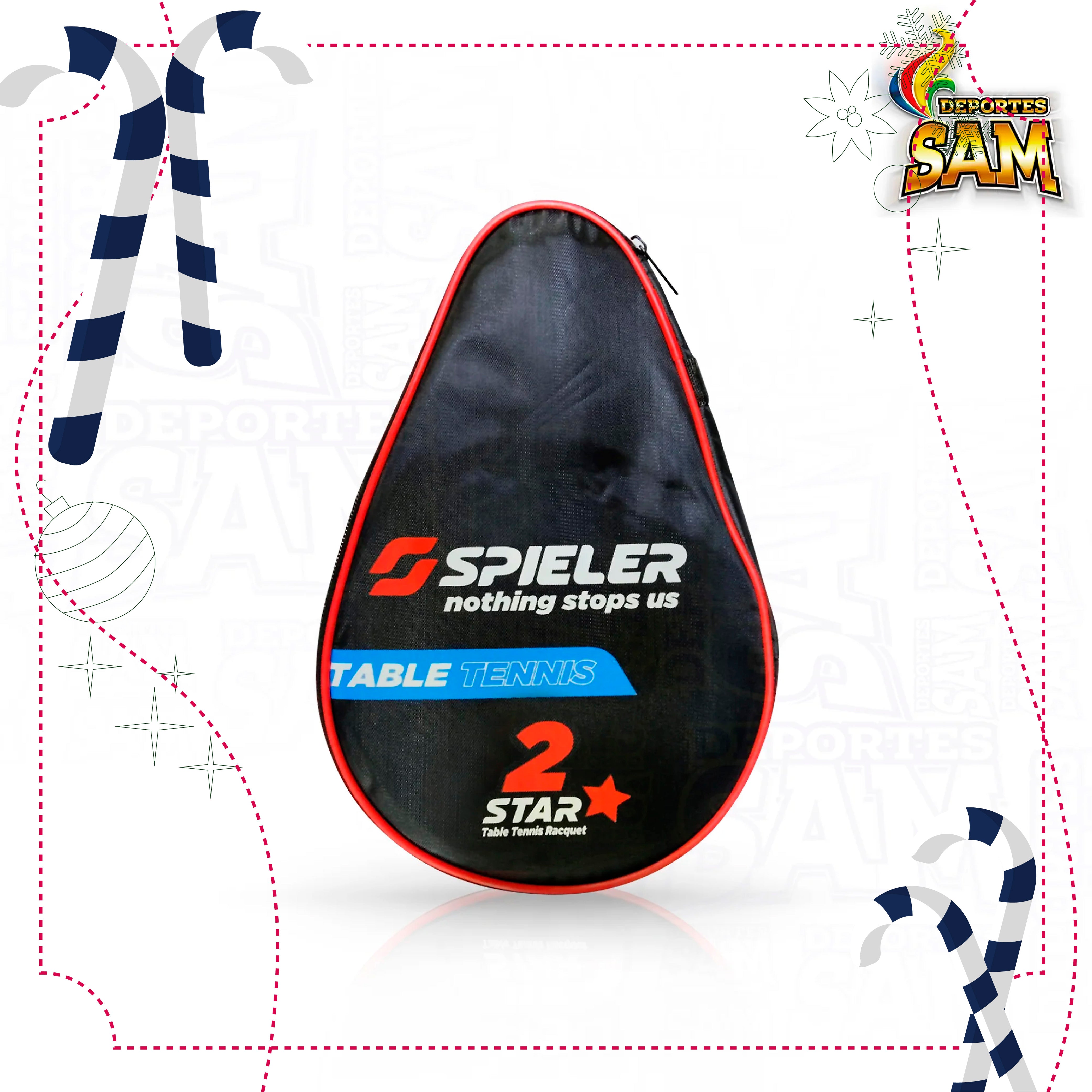 RAQUETA TENIS DE MESA SPIELER 2 ESTRELLAS