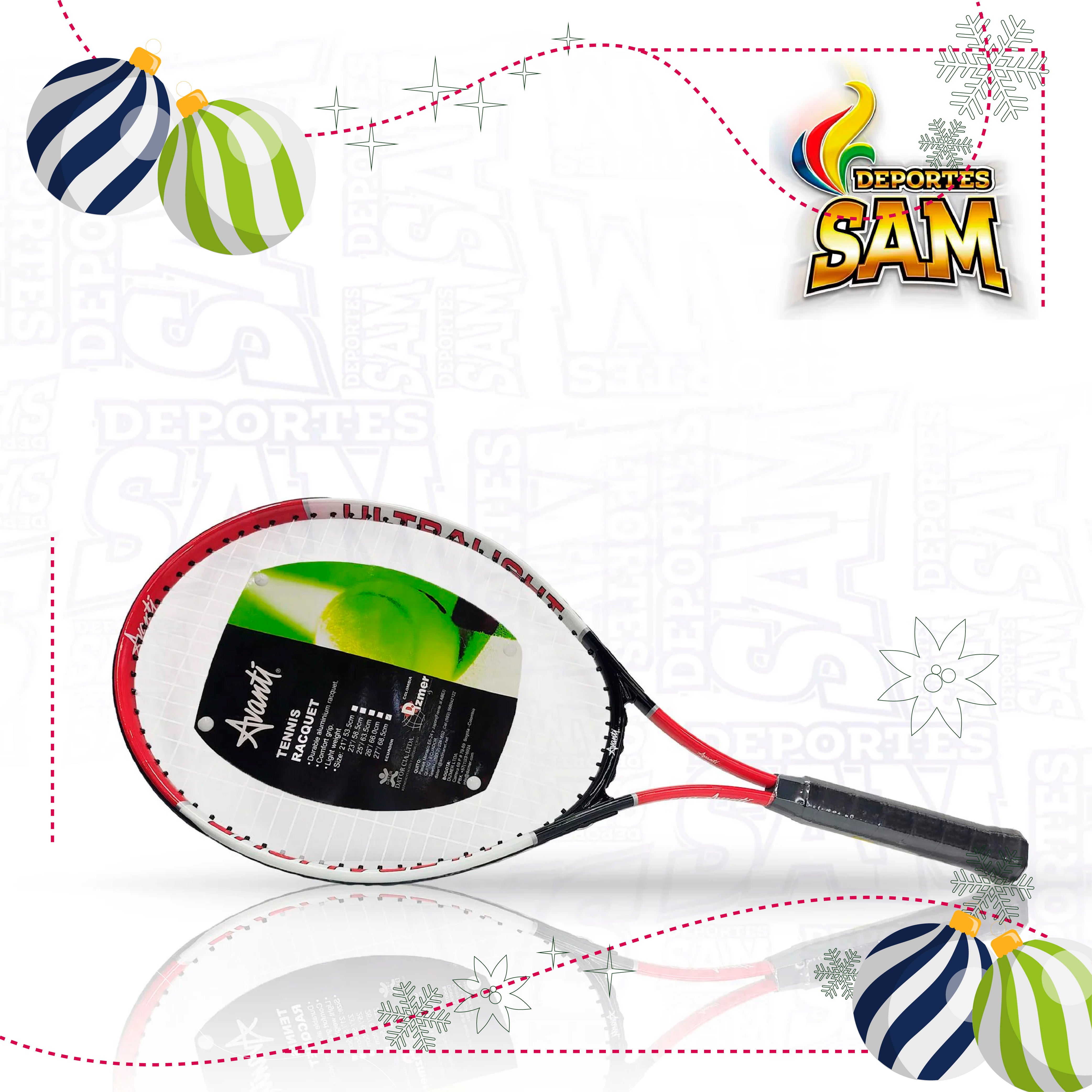 RAQUETA TENNIS  27 3/4 AVANTI COVER WITH TRANSPARENT FRONT SIDE