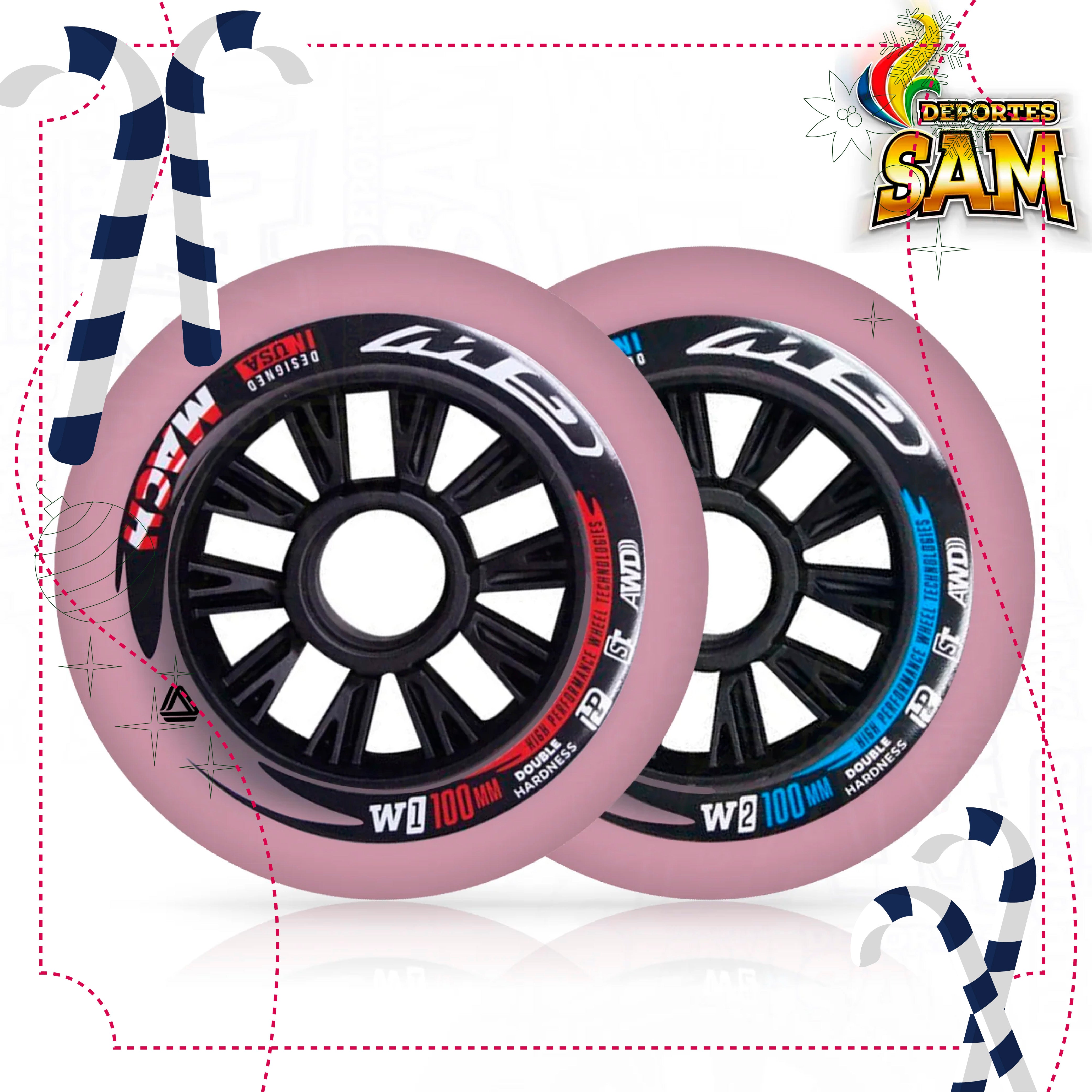 RUEDAS GW 100MM ALTO RENDIMIENTO