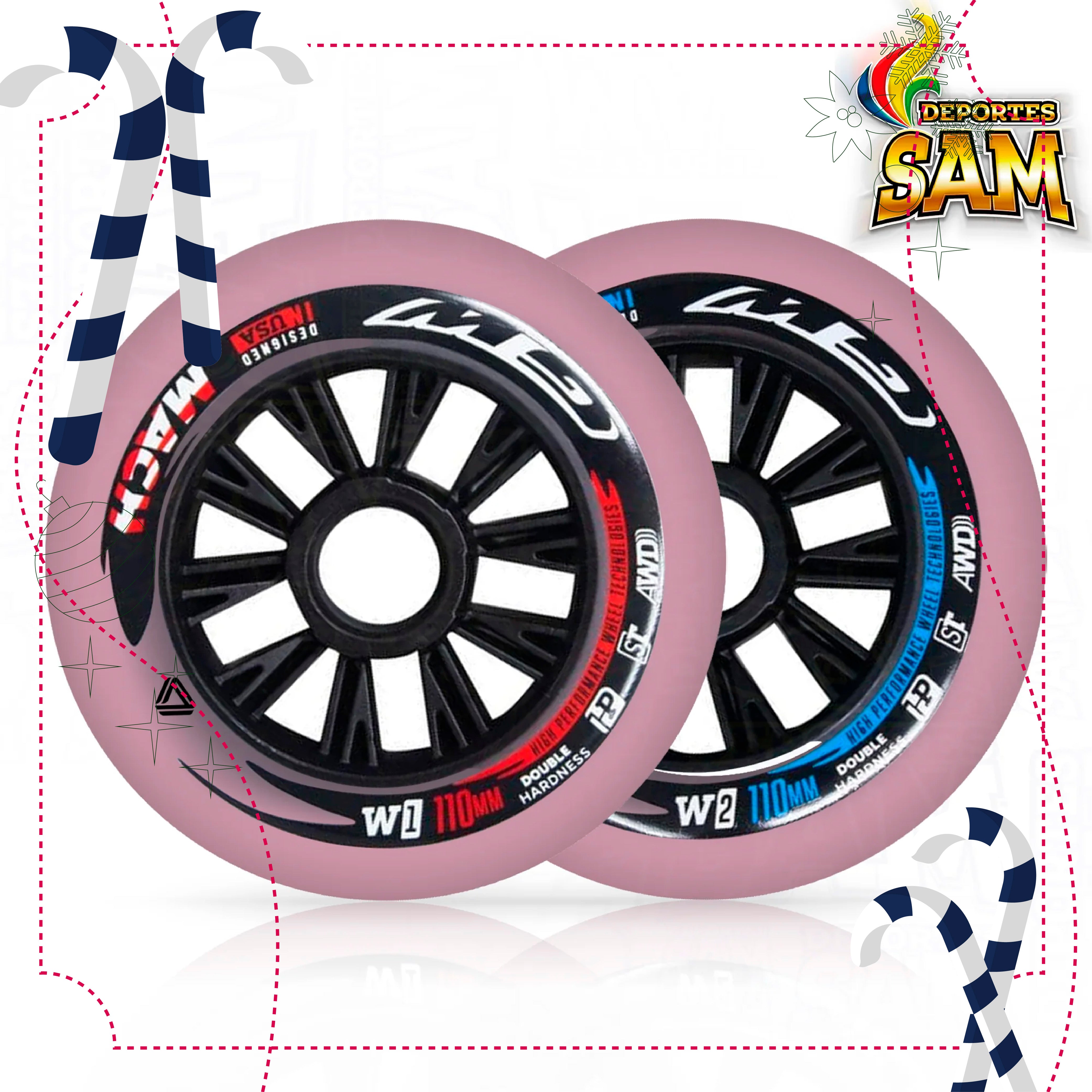 RUEDAS GW 110MM ALTO RENDIMIENTO