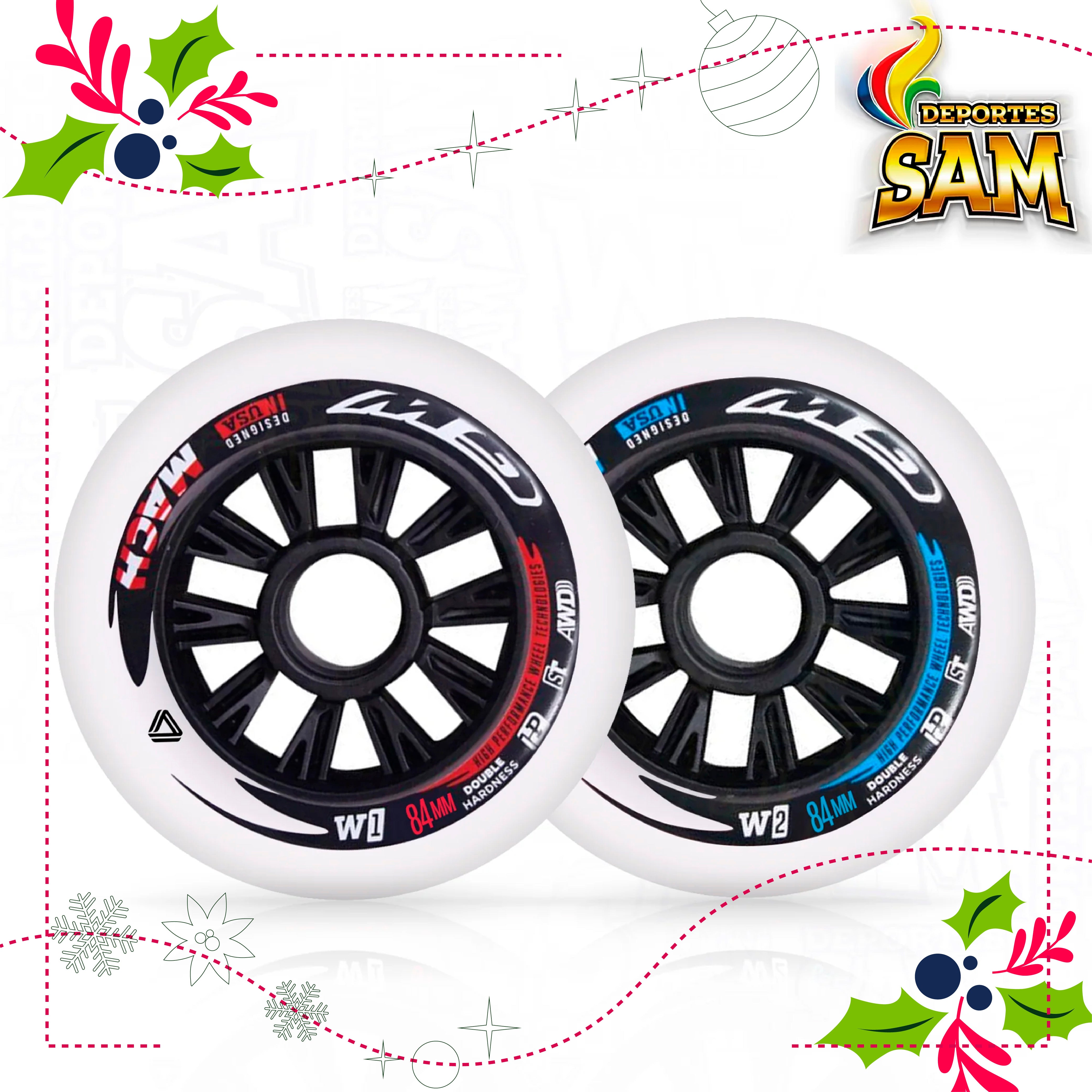 RUEDAS GW 84MM ALTO RENDIMIENTO