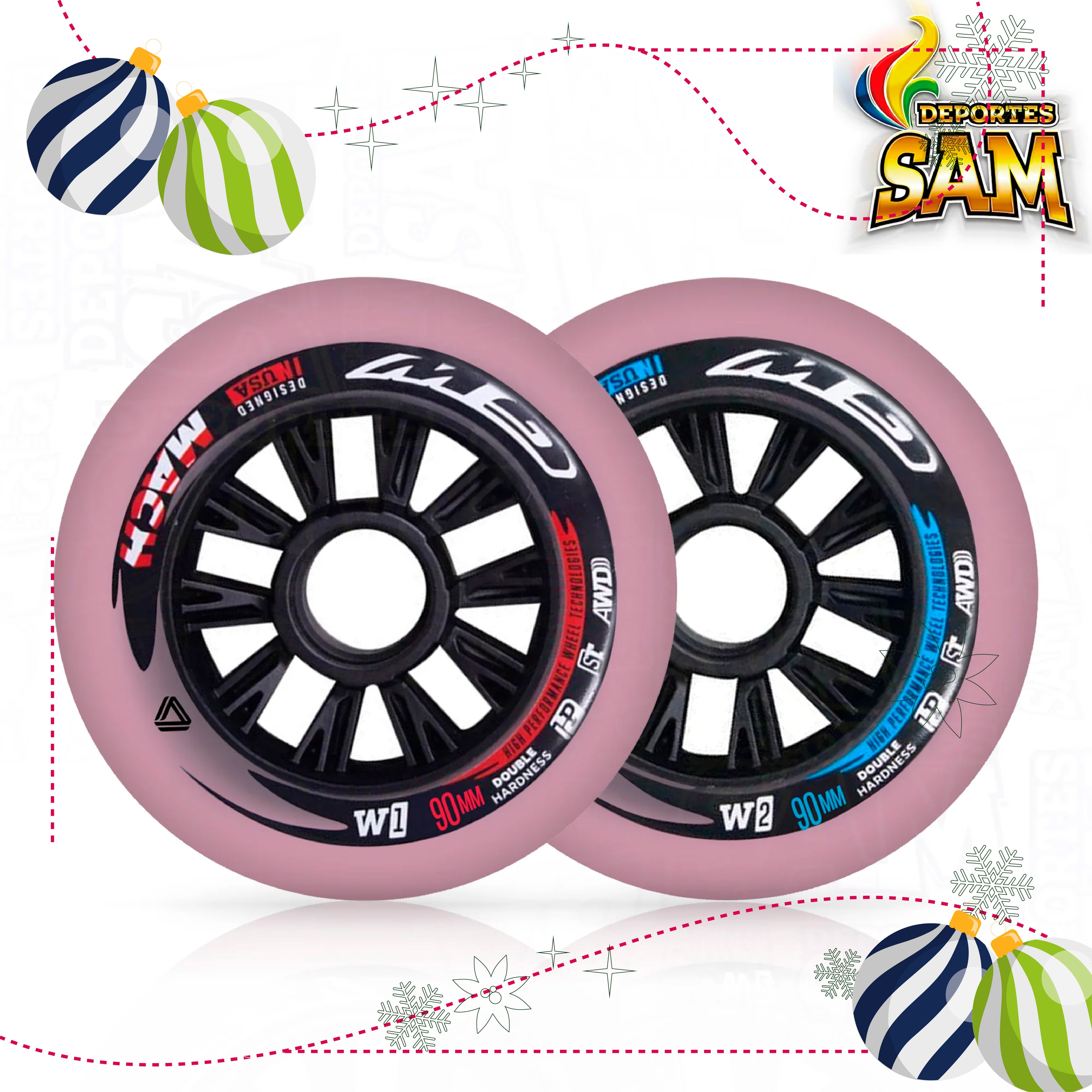 RUEDAS GW 90MM ALTO RENDIMIENTO