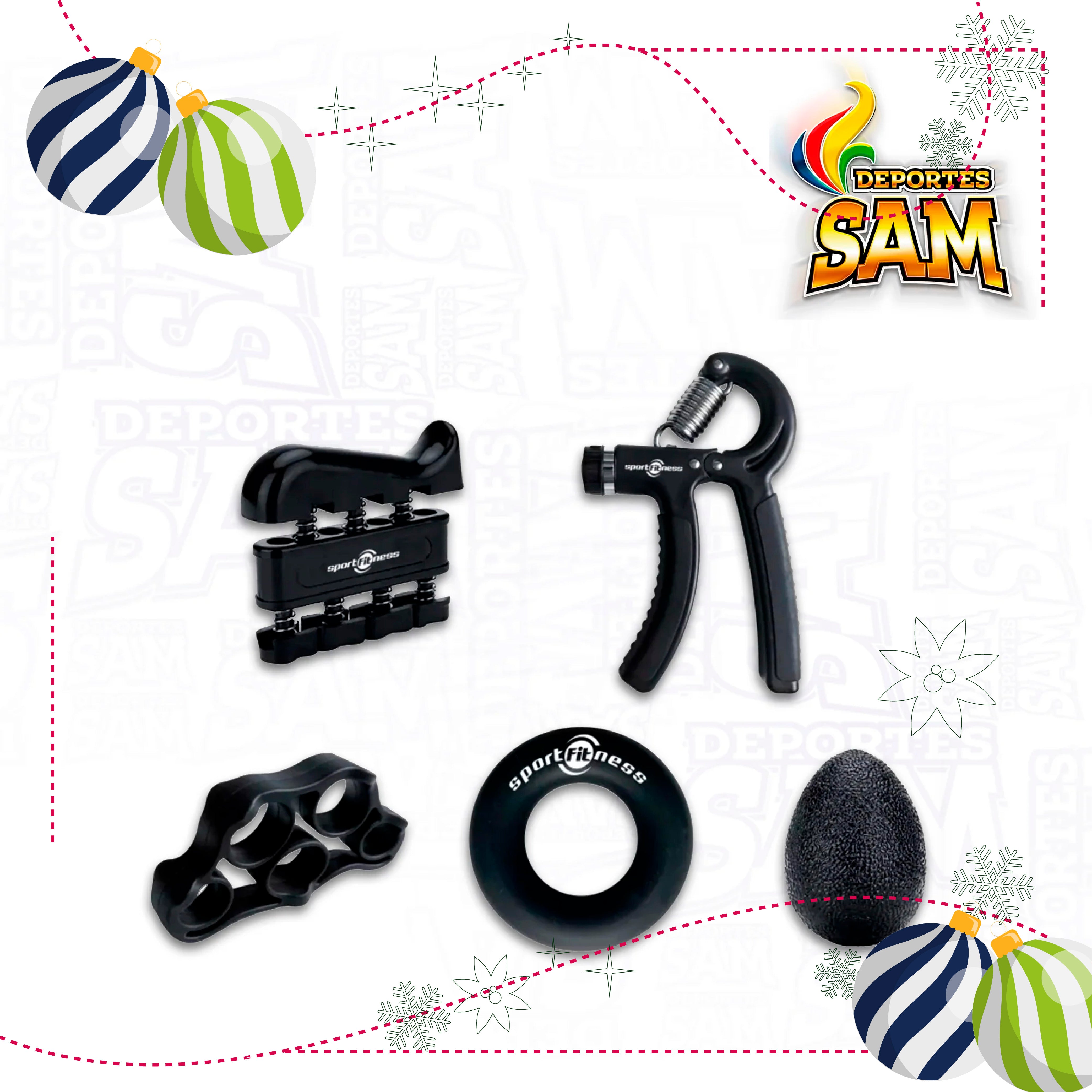 SET DE GRIP PARA MANO (JUEGO *5) SPORTFITNESS