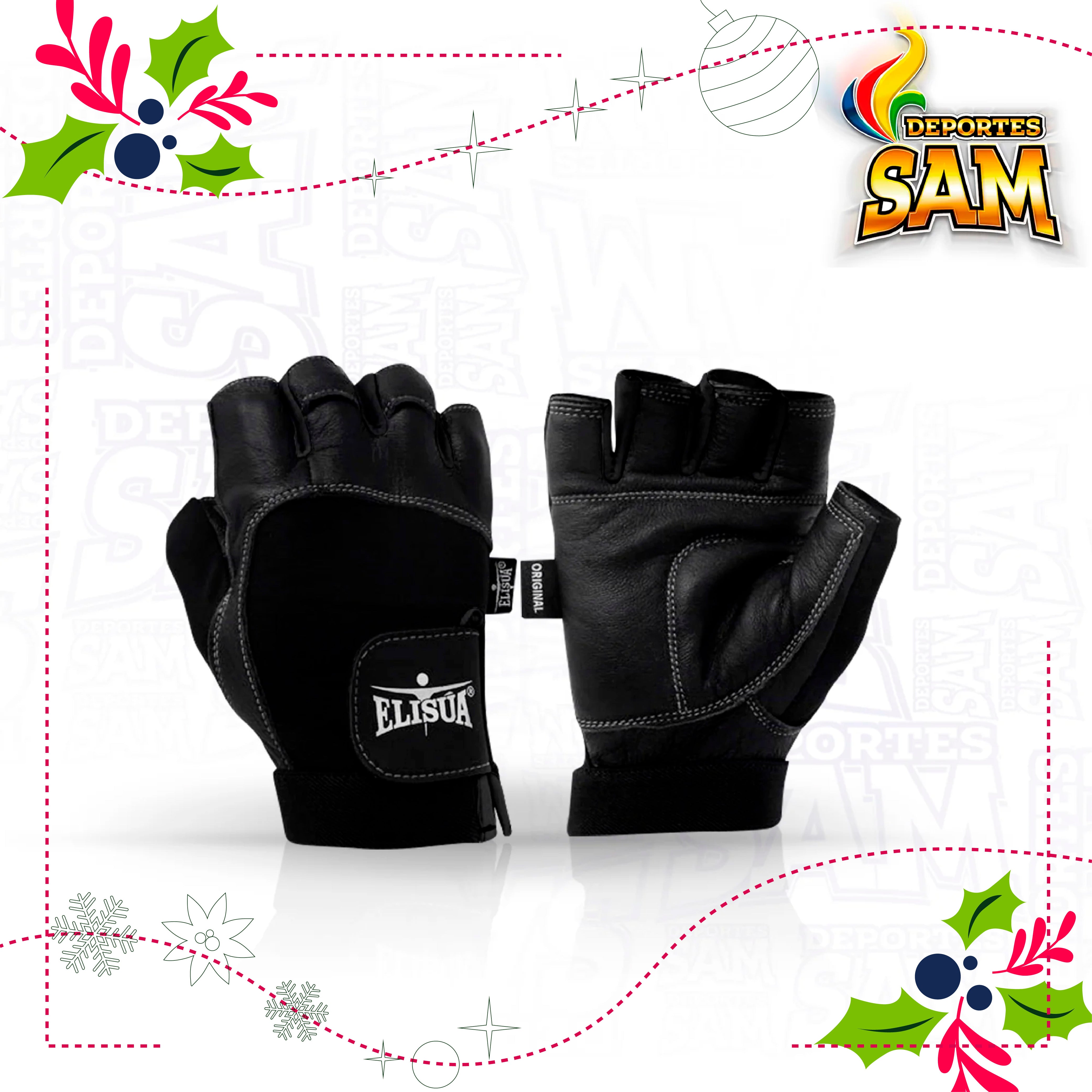 SPANDEX HOMBRE CORTO NEGRO GUANTE ELISUA