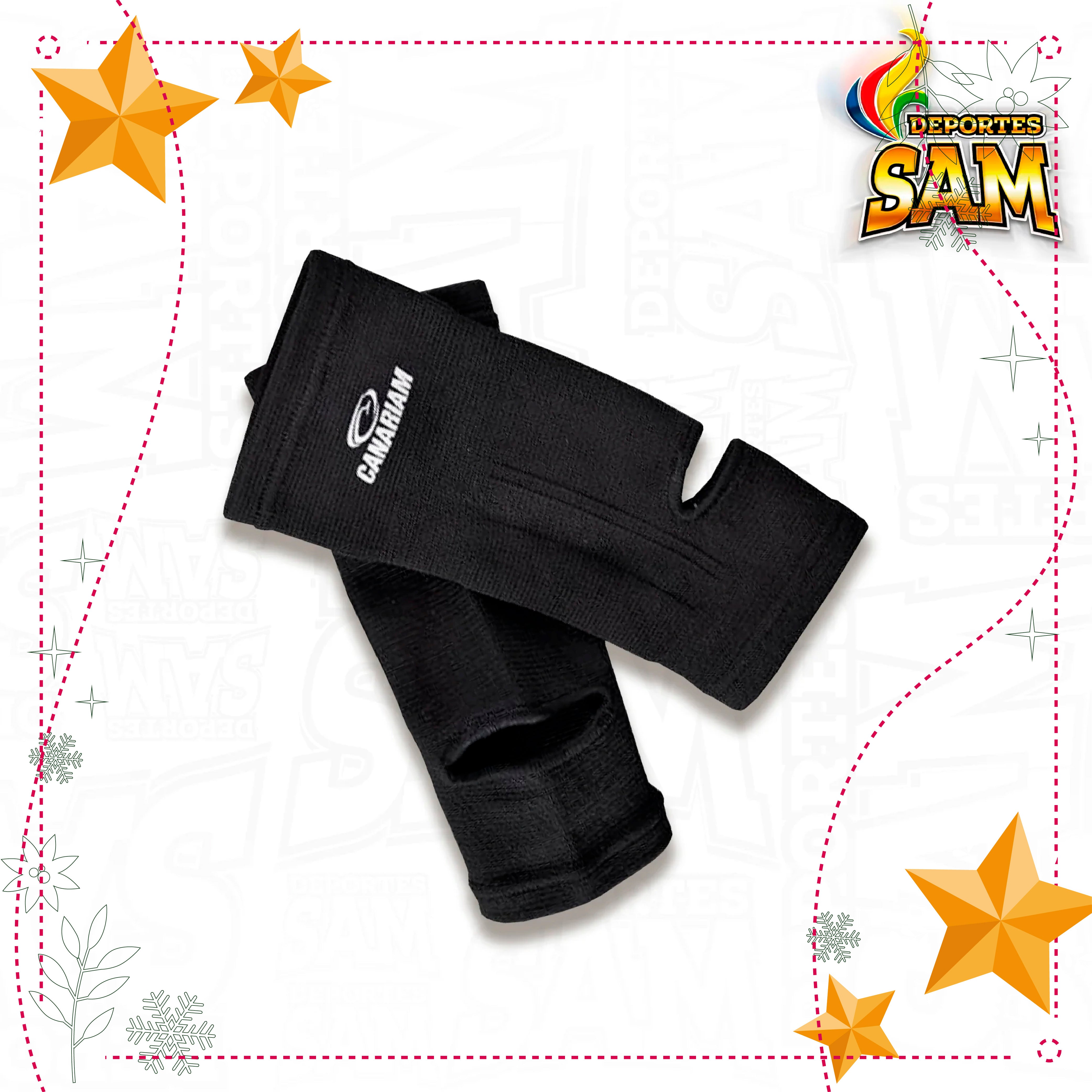 TOBILLERA CANARIAM LISA NEGRO