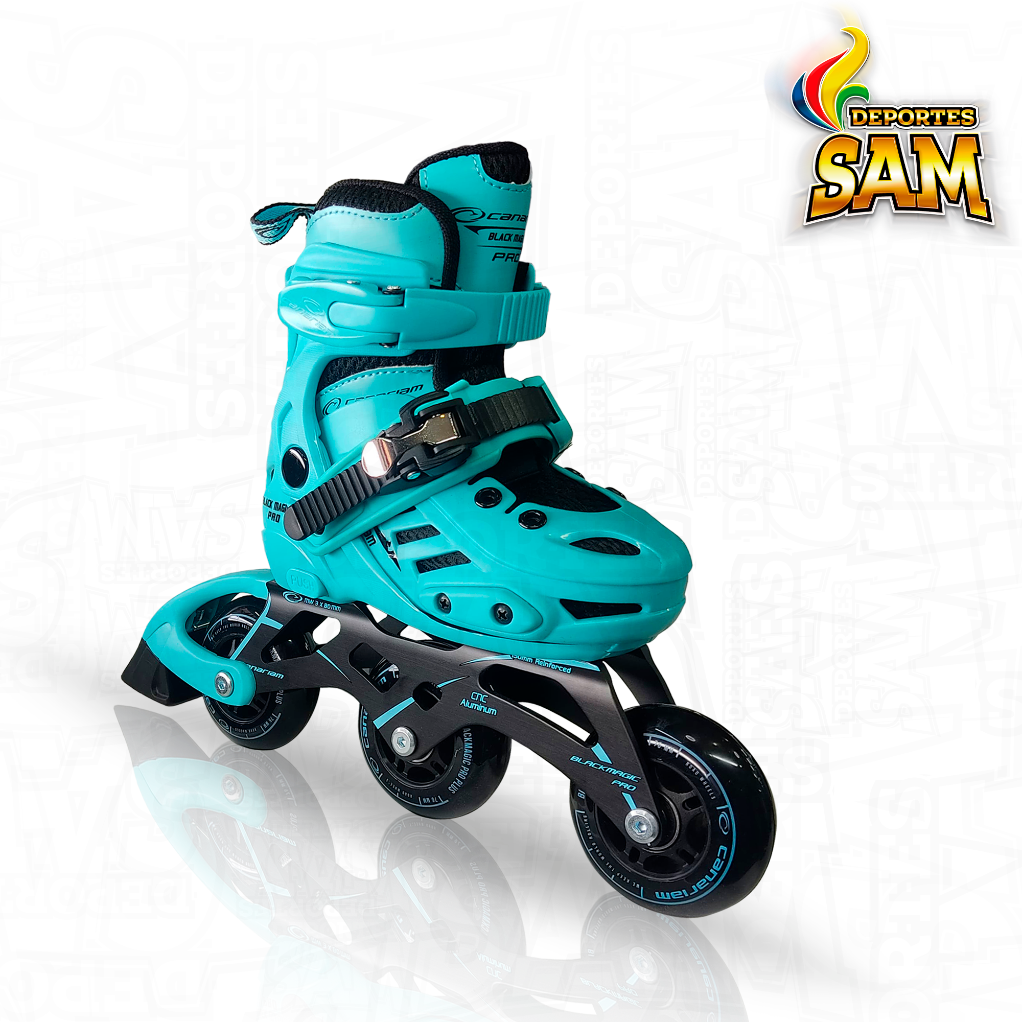 PATINES BLACK MAGIC PRO PLUS AZUL CANARIAM