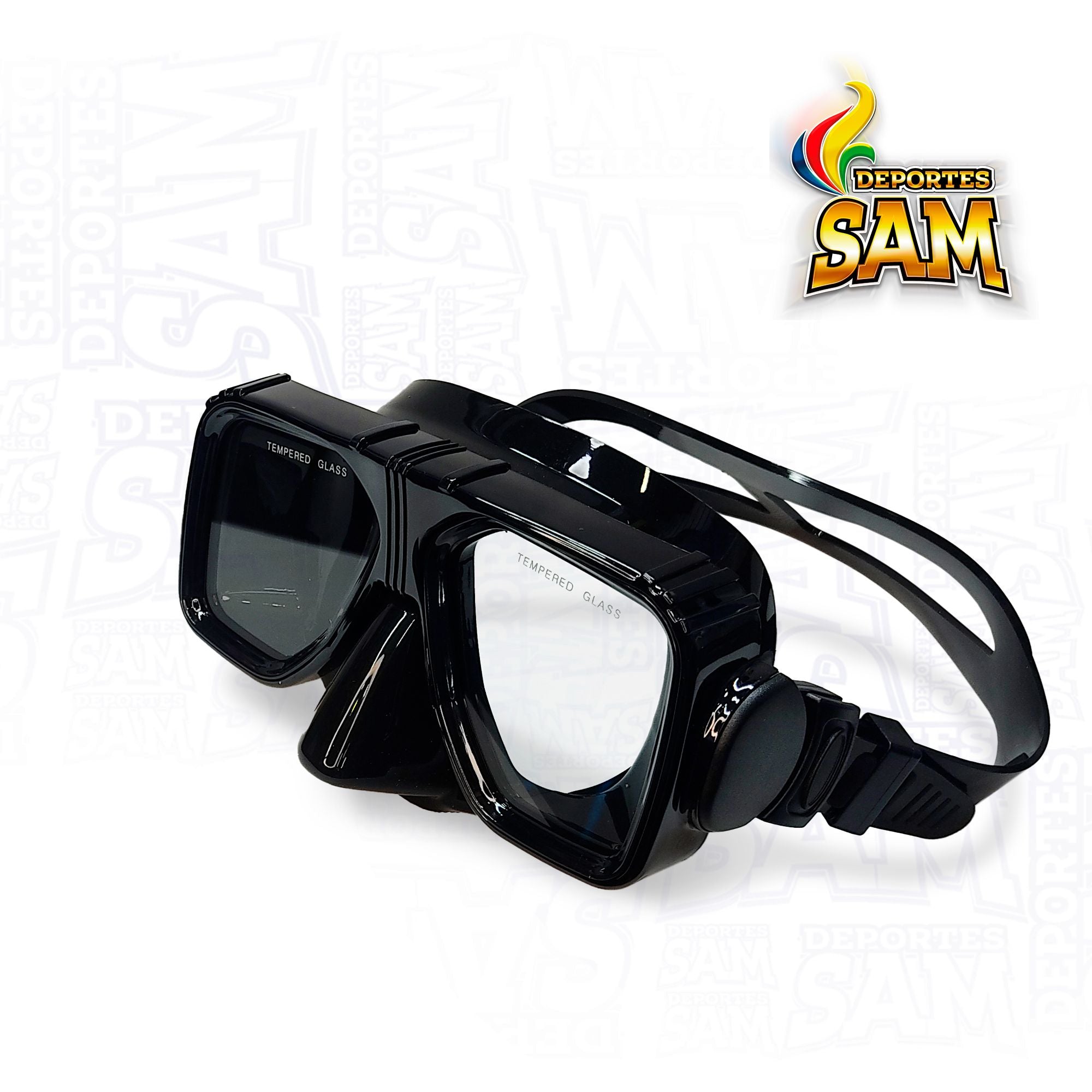 SET CARETA SNORKEL TEMPERED GLASS DOBLE VAL RUNNER
