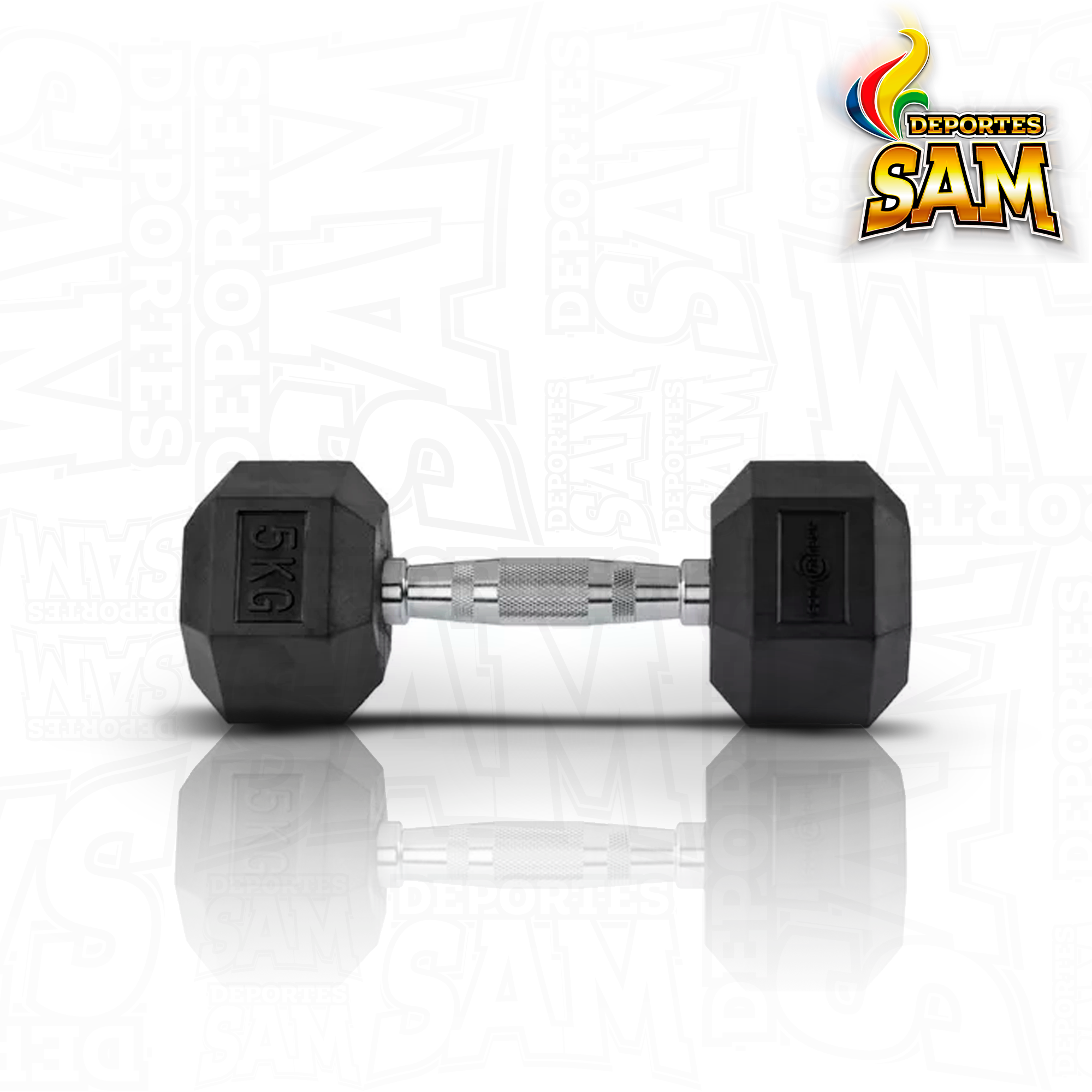 MANCUERNA ENCAUCHETADA 5KG HEX SPORTFITNESS