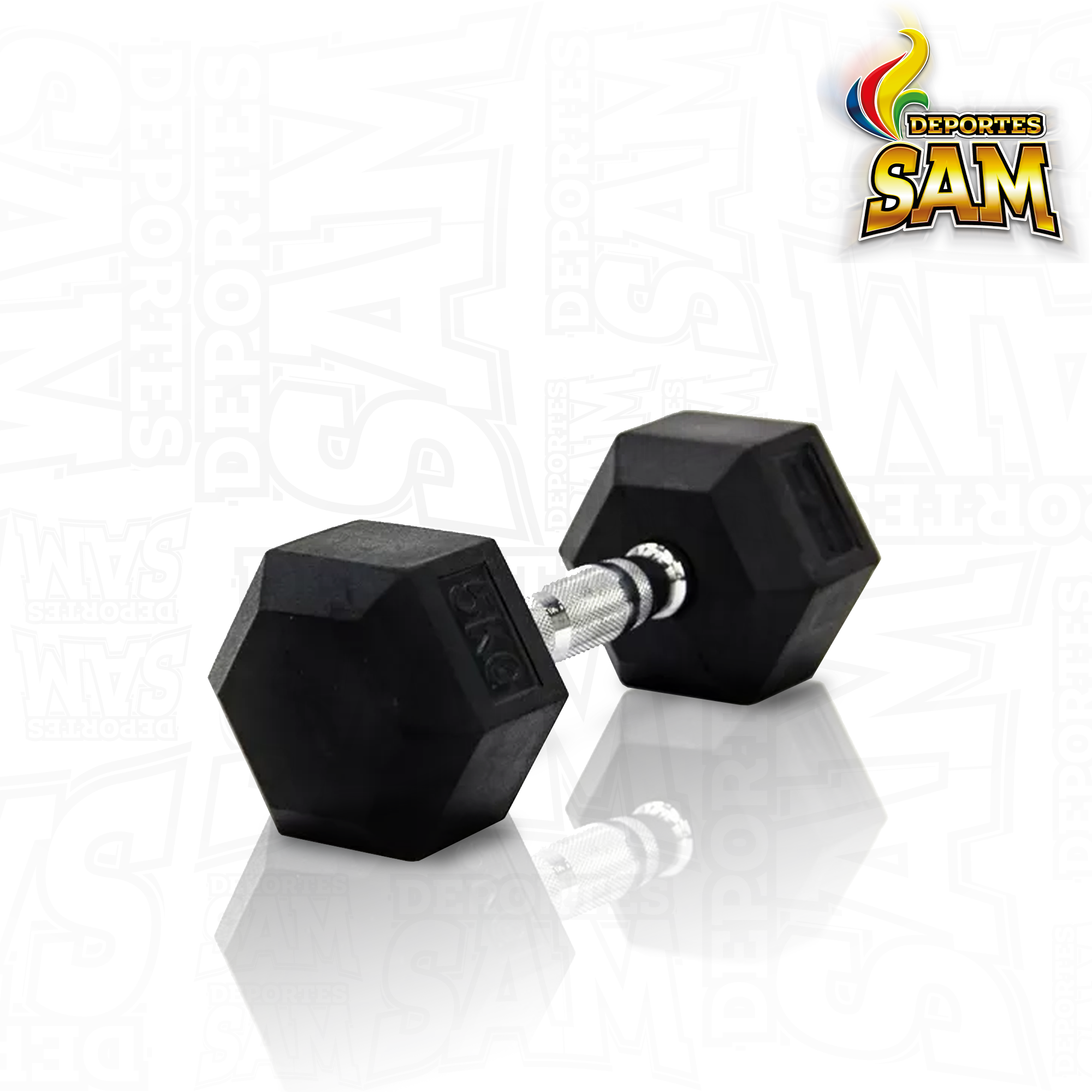 MANCUERNA ENCAUCHETADA 5KG HEX SPORTFITNESS