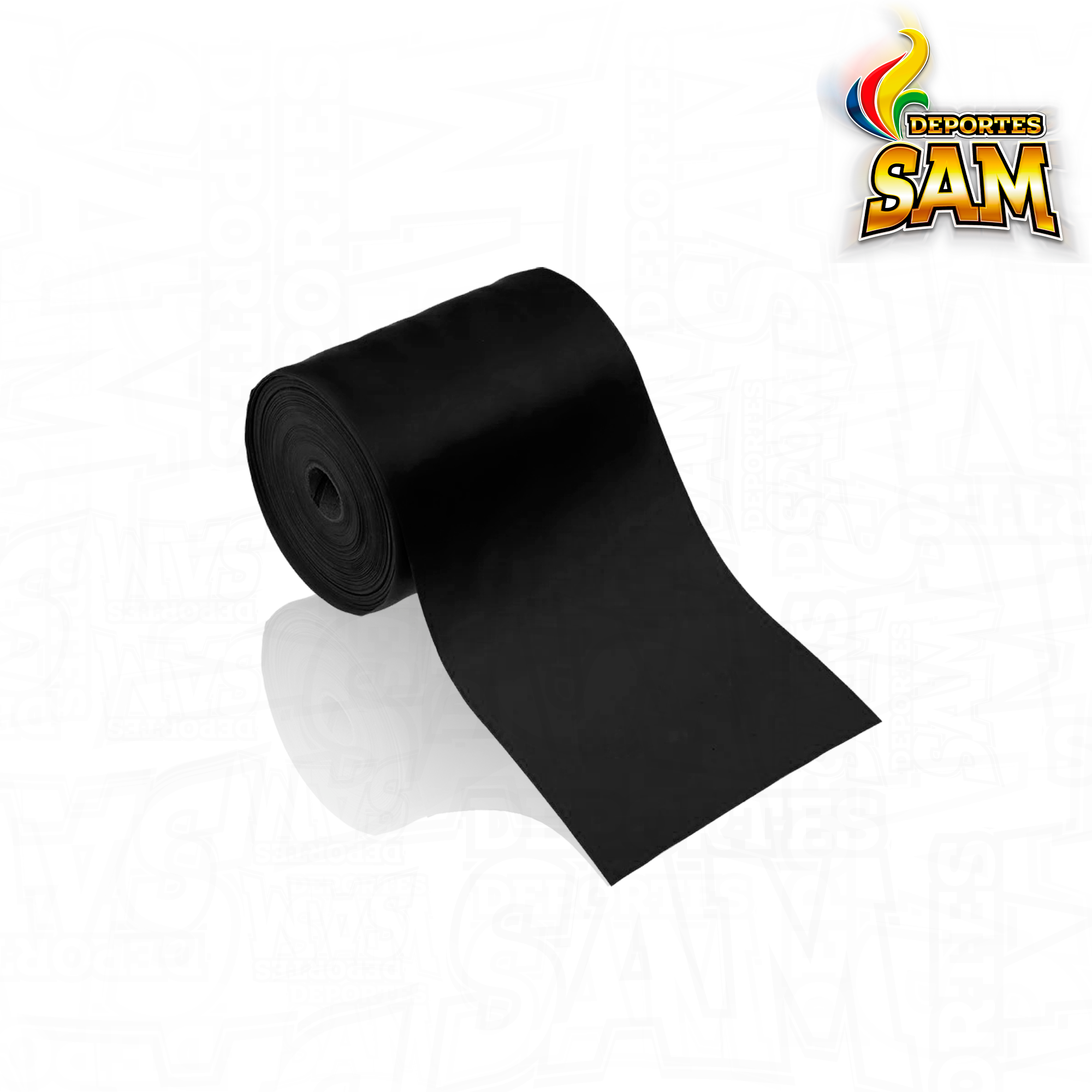 BANDA THERABAND NEGRO ROLLO X 20MTS