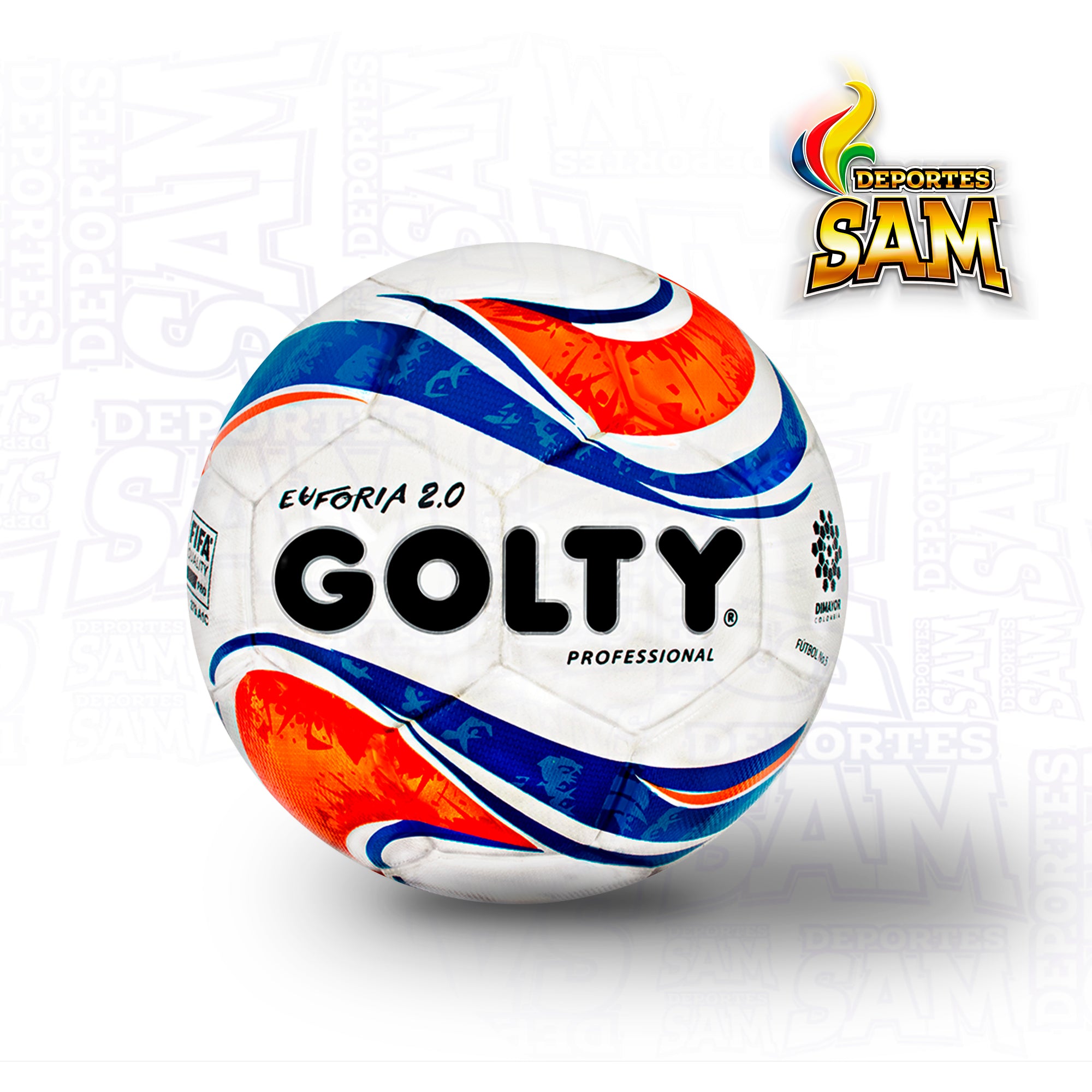 BALÓN FÚTBOL   5 EUFORIA  PROFESIONAL GOLTY