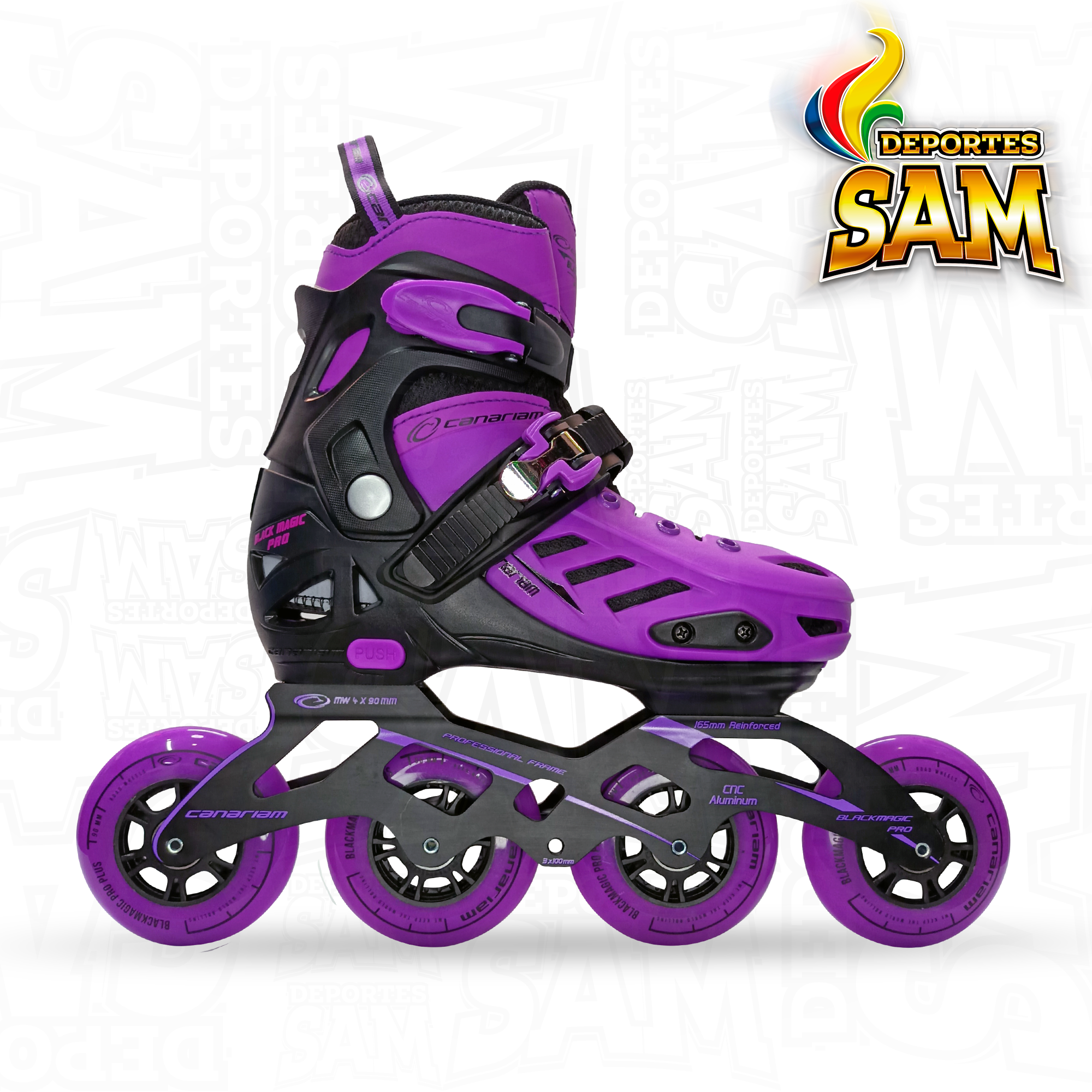 PATINES BLACK MAGIC PRO PLUS MORADO CANARIAM